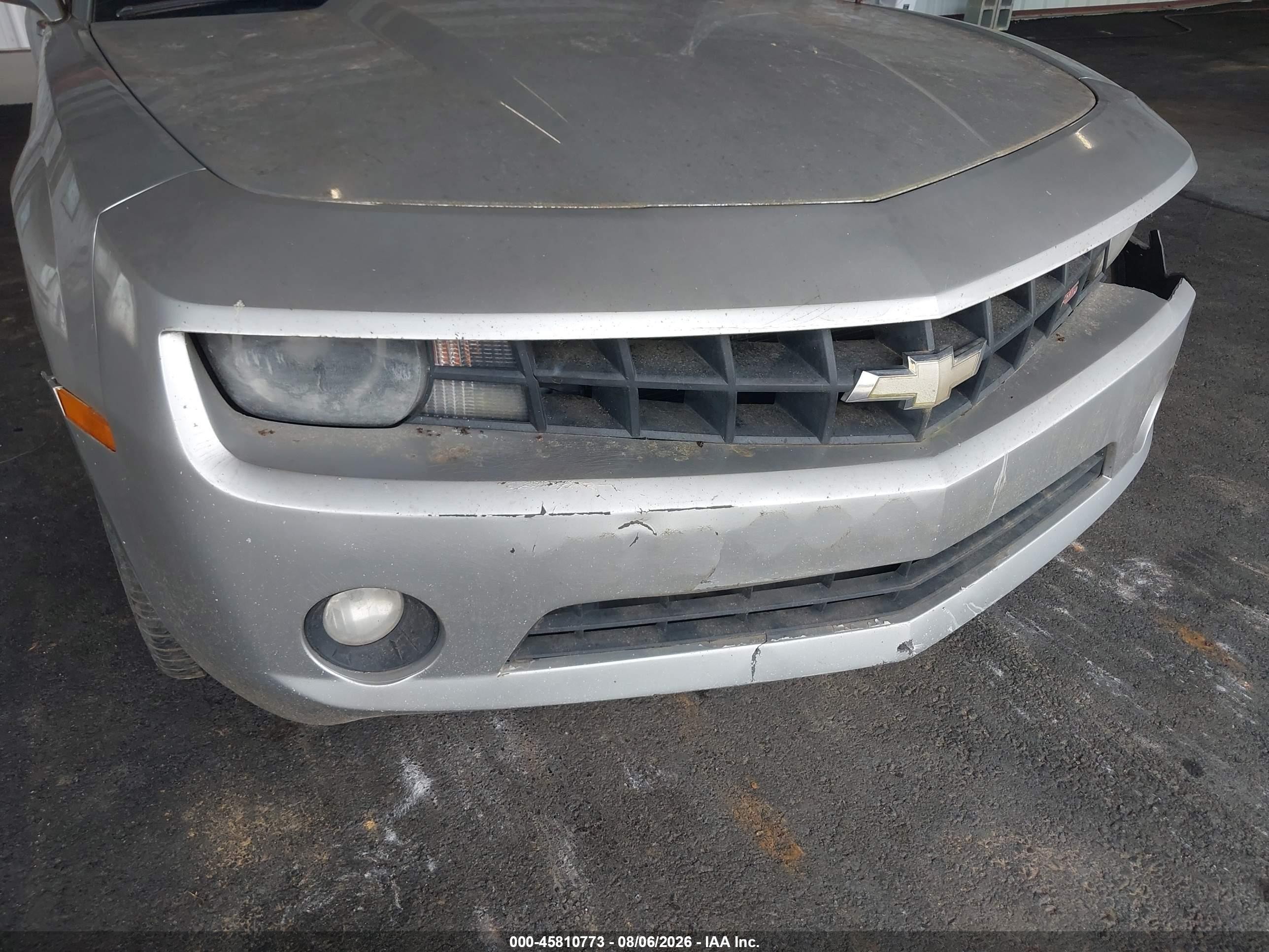 2011 Chevrolet Camaro 1lt Silver vin: 2G1FF1ED4B9146655