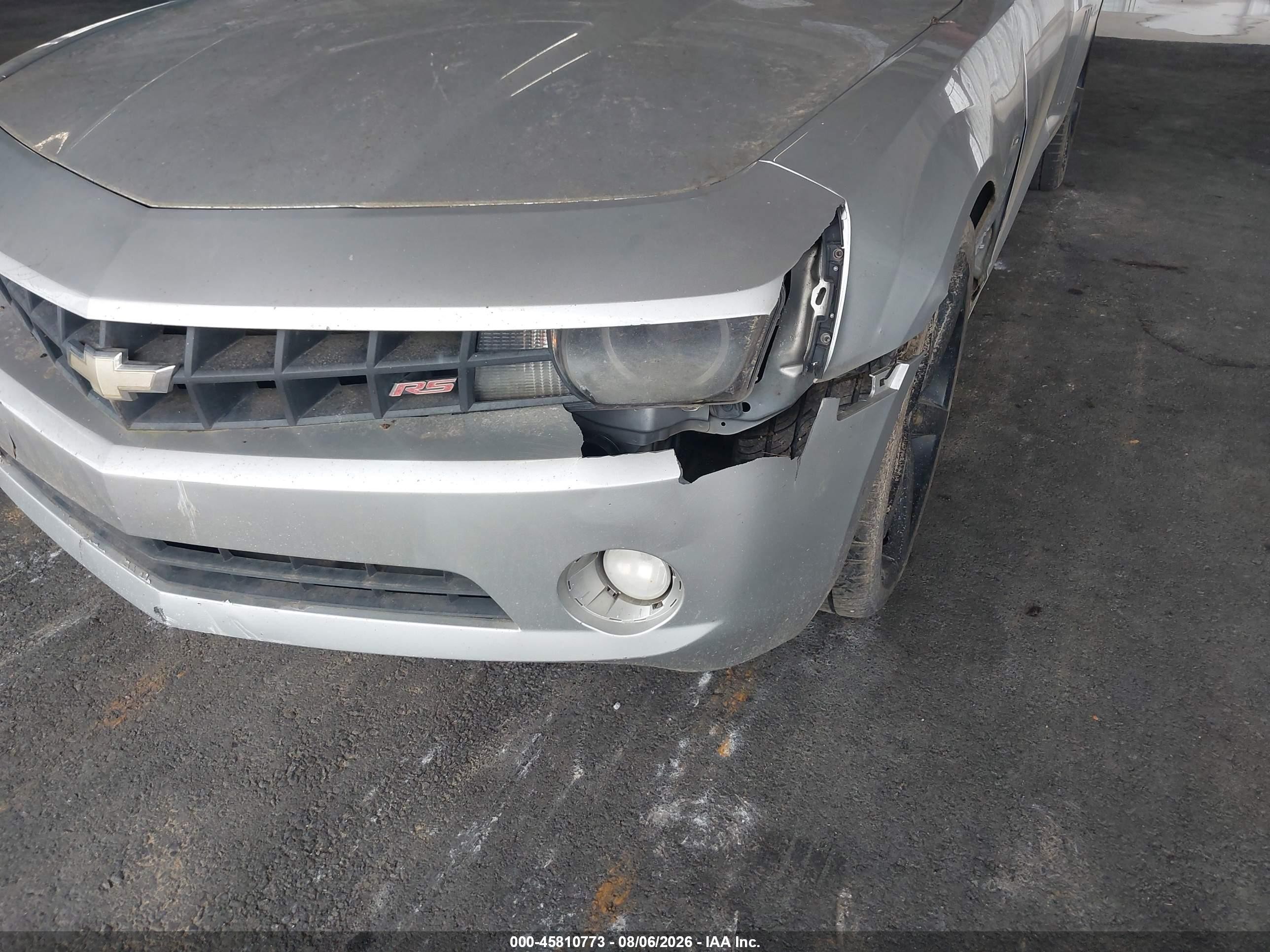 2011 Chevrolet Camaro 1lt Silver vin: 2G1FF1ED4B9146655