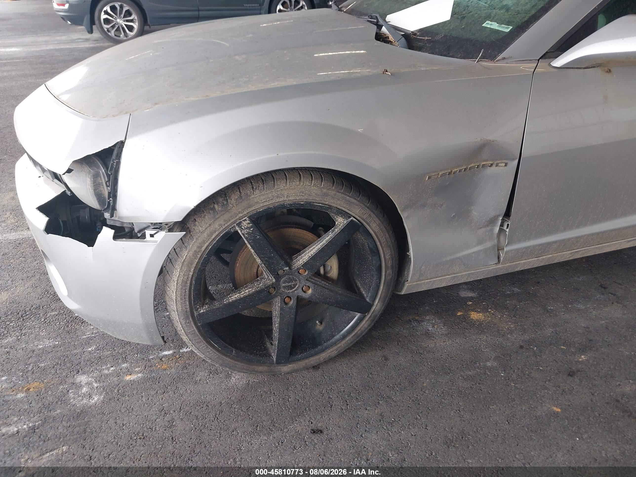 2011 Chevrolet Camaro 1lt Silver vin: 2G1FF1ED4B9146655