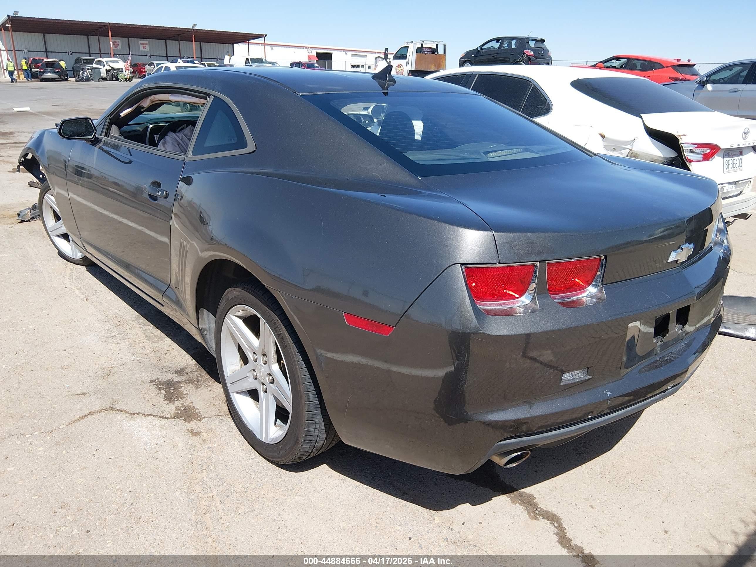 2011 Chevrolet Camaro 1lt Gray vin: 2G1FF1ED5B9130741