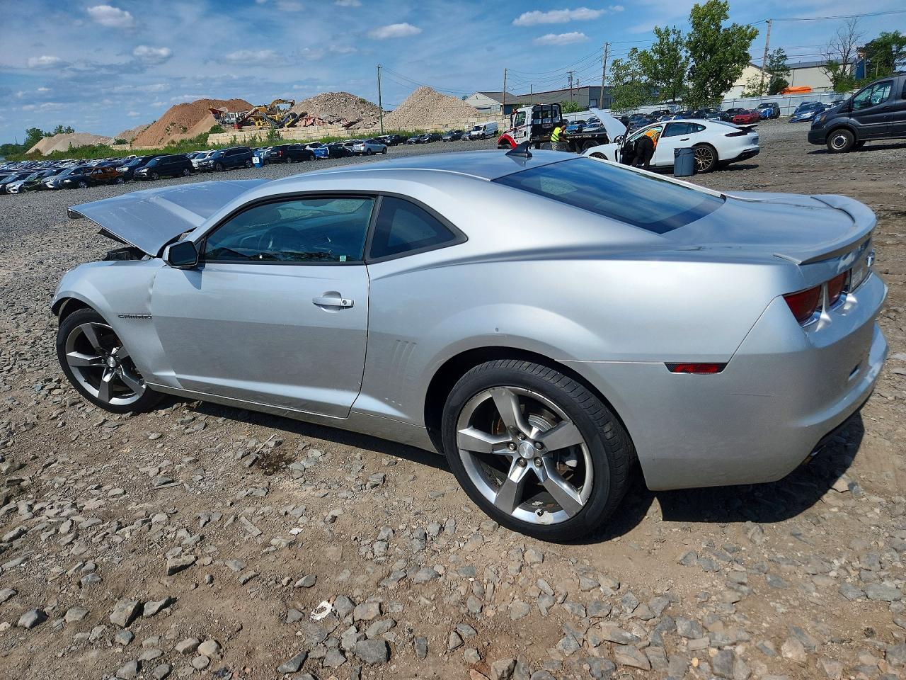 2011 Chevrolet Camaro Lt Silver vin: 2G1FF1ED7B9119630