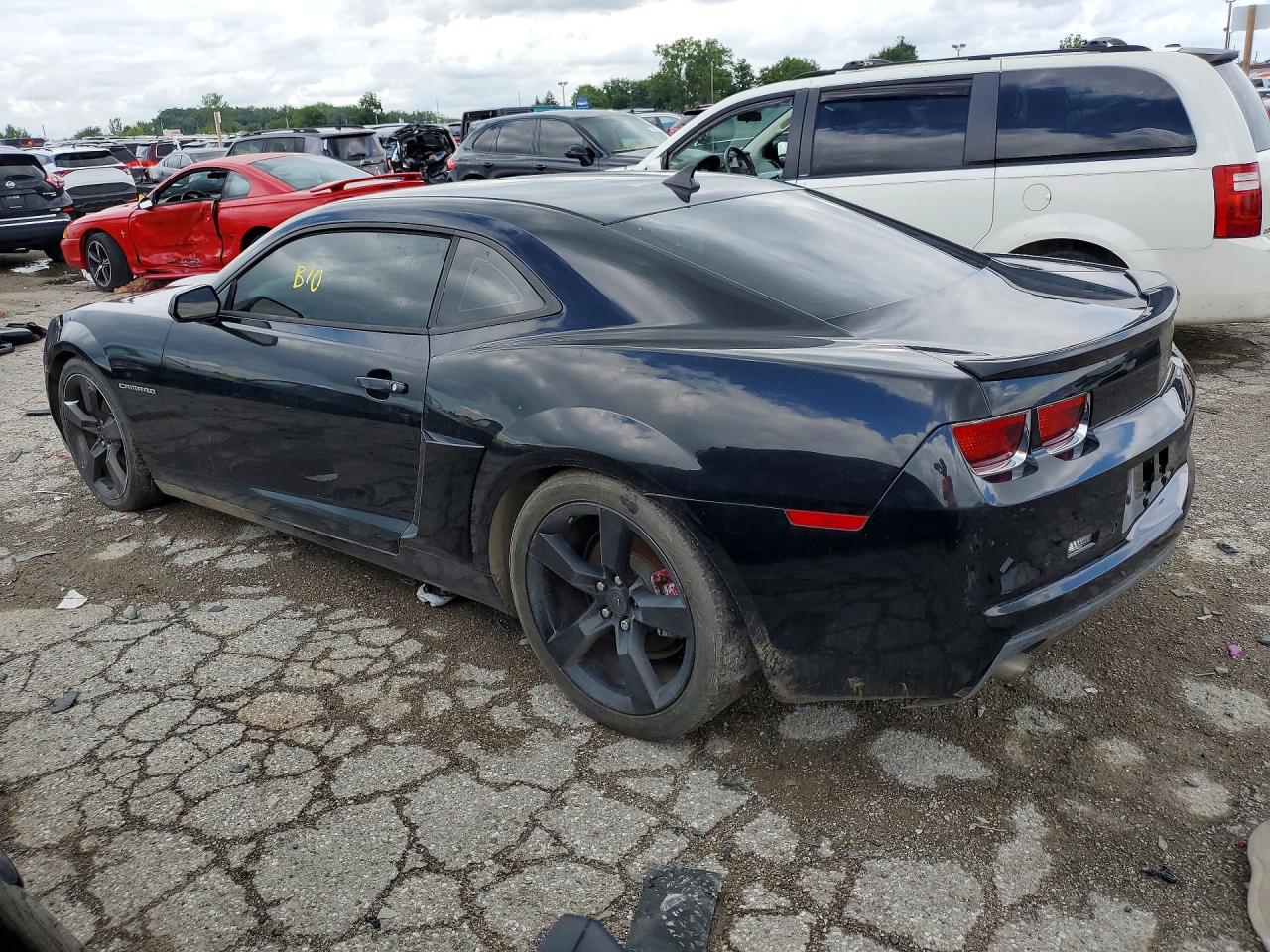 2011 Chevrolet Camaro Lt Black vin: 2G1FF1ED8B9211796