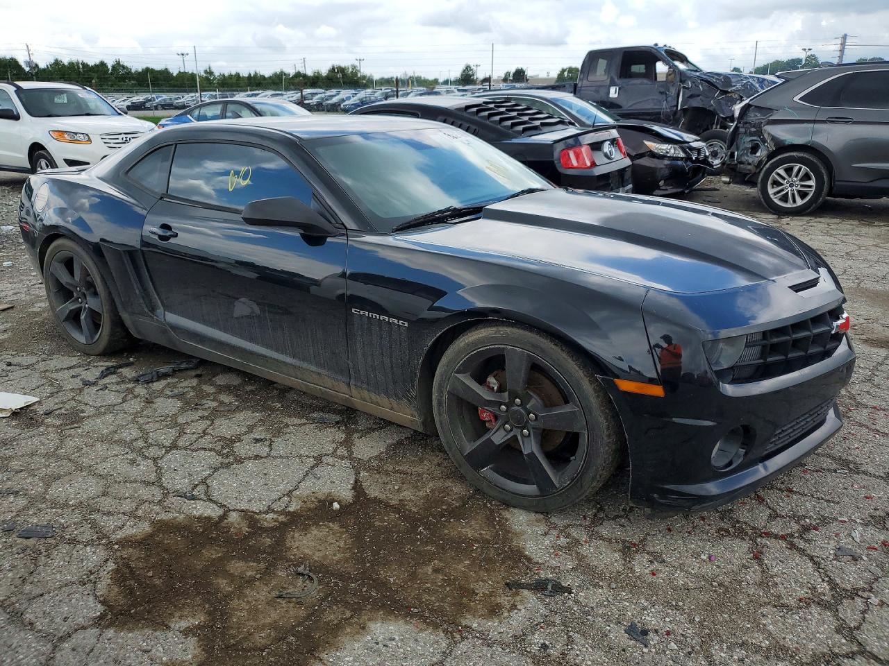 2011 Chevrolet Camaro Lt Black vin: 2G1FF1ED8B9211796