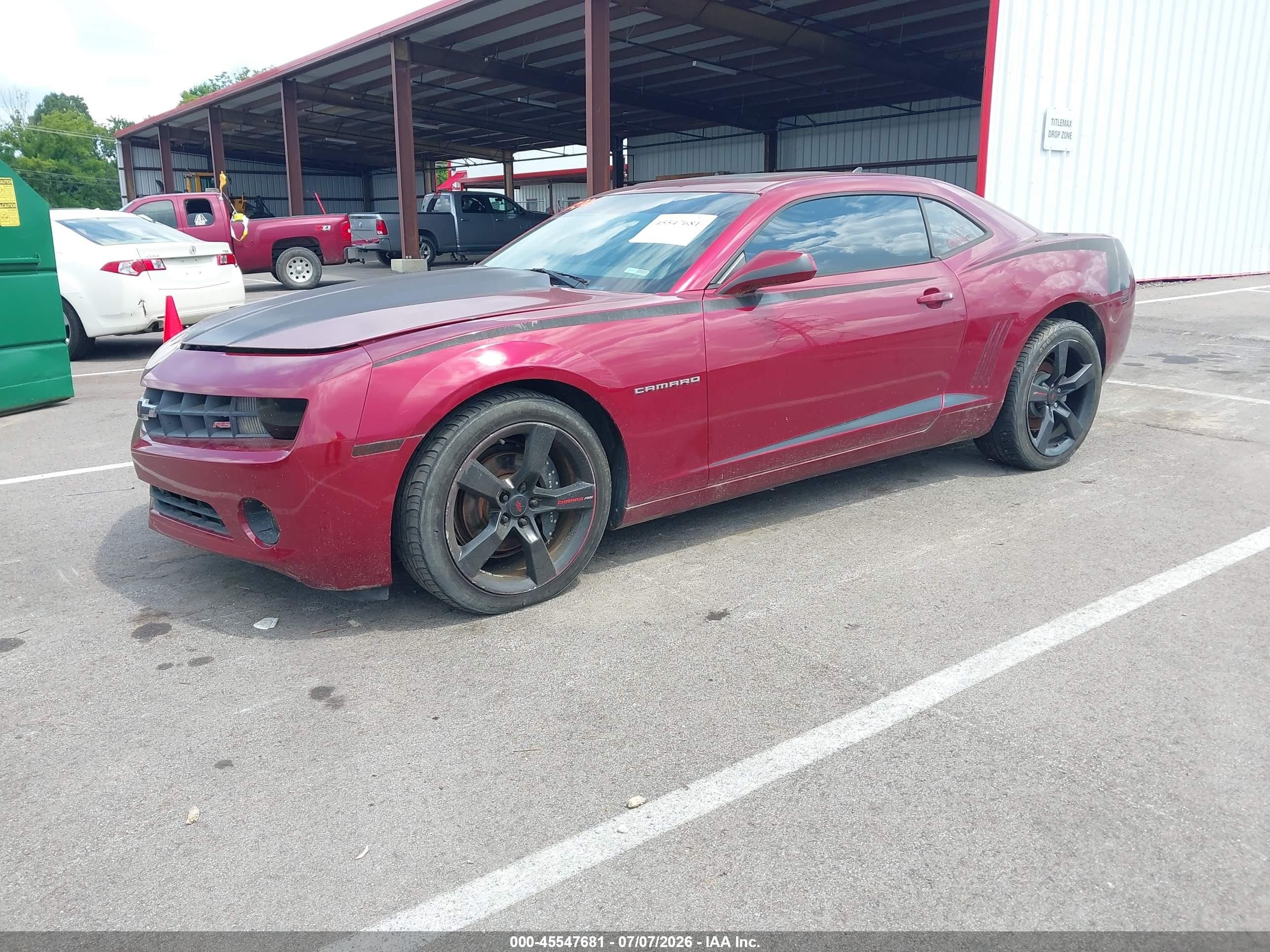 2011 Chevrolet Camaro 1lt Maroon vin: 2G1FF1ED9B9134761