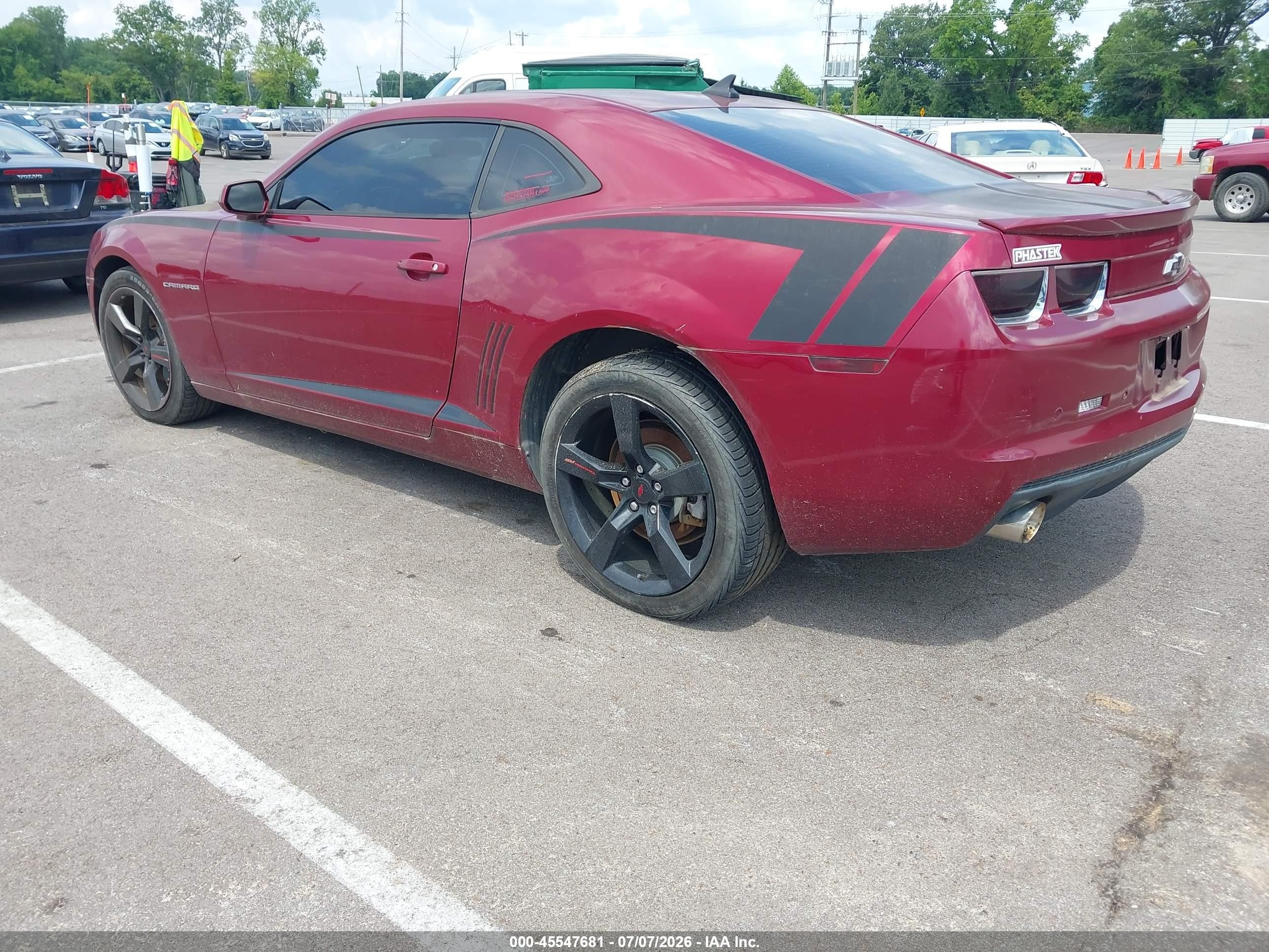 2011 Chevrolet Camaro 1lt Maroon vin: 2G1FF1ED9B9134761