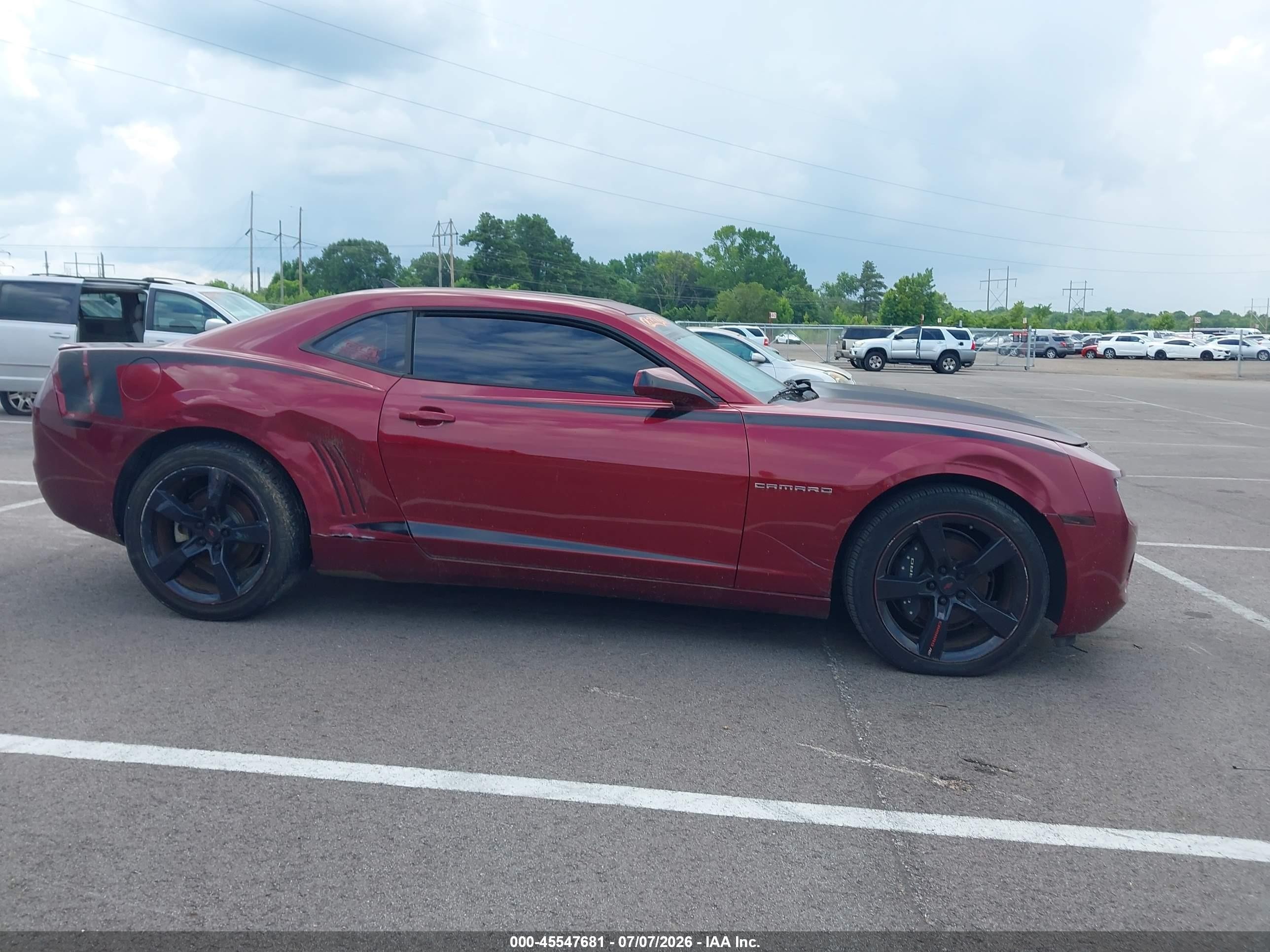 2011 Chevrolet Camaro 1lt Maroon vin: 2G1FF1ED9B9134761