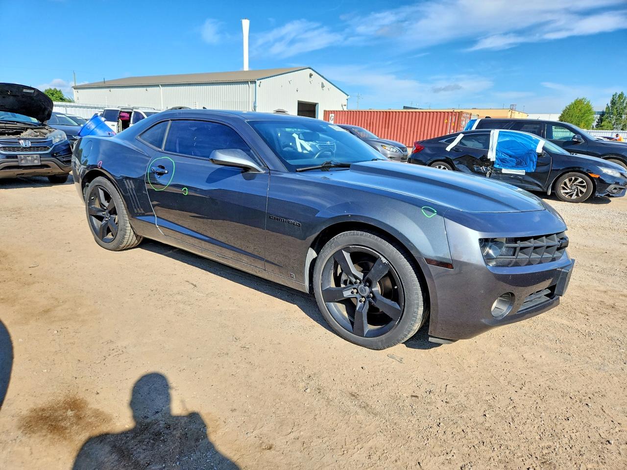 2010 Chevrolet Camaro Lt Серый vin: 2G1FF1EV6A9127726