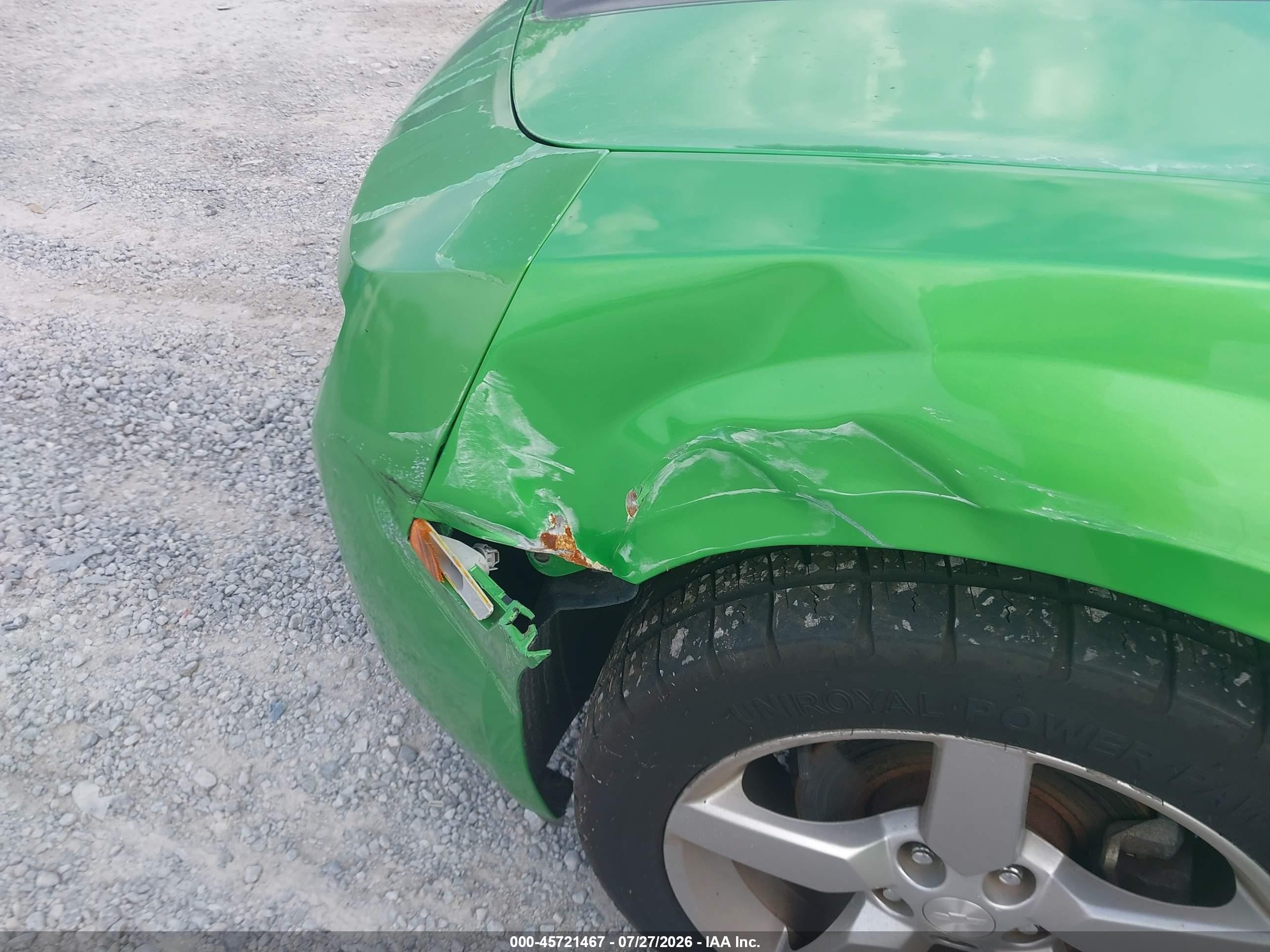 2010 Chevrolet Camaro 1lt Green vin: 2G1FF1EV6A9221654