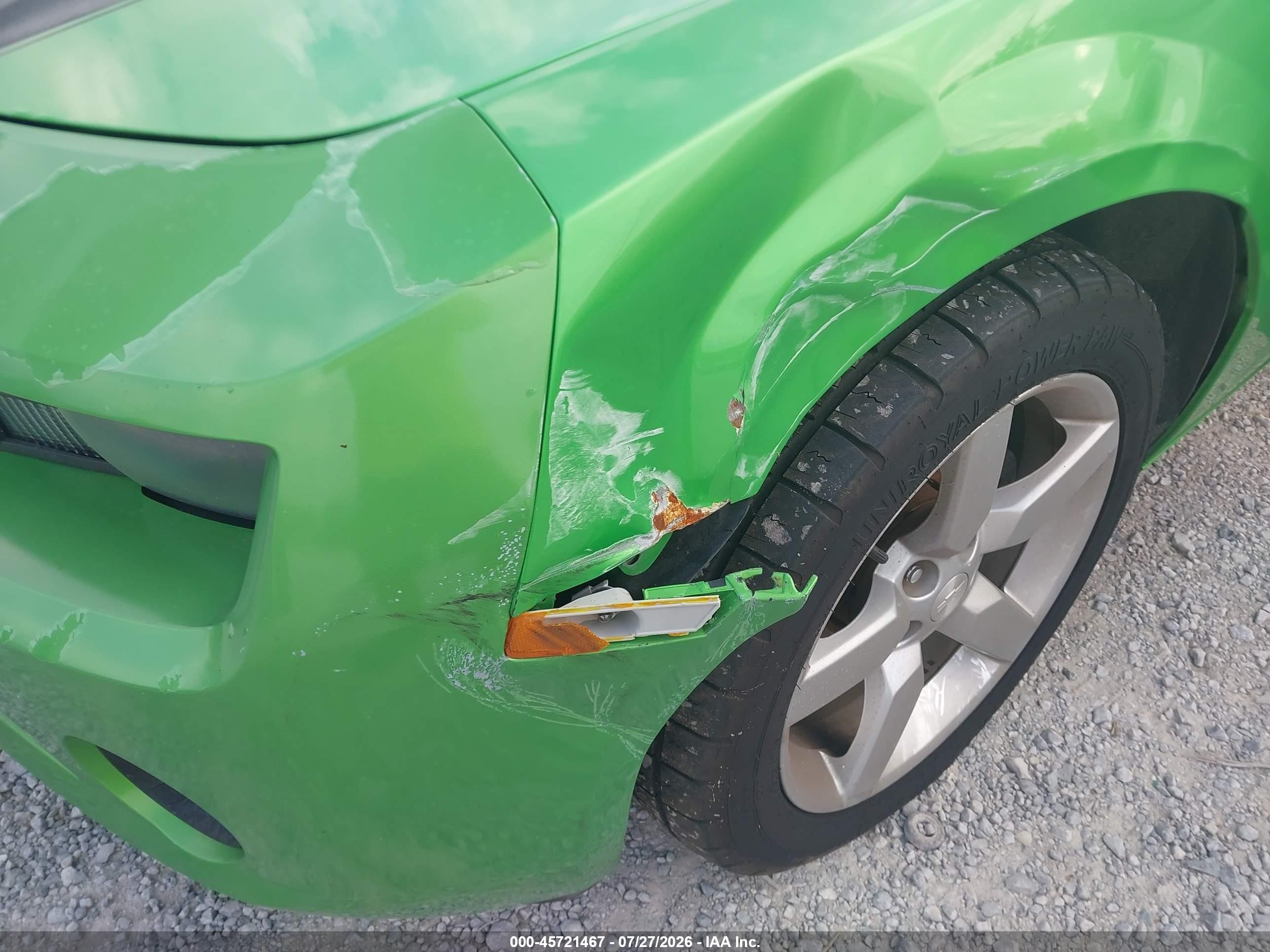 2010 Chevrolet Camaro 1lt Green vin: 2G1FF1EV6A9221654