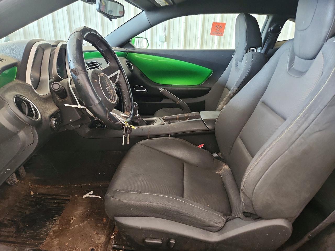 2010 Chevrolet Camaro Lt Green vin: 2G1FF1EV6A9224909