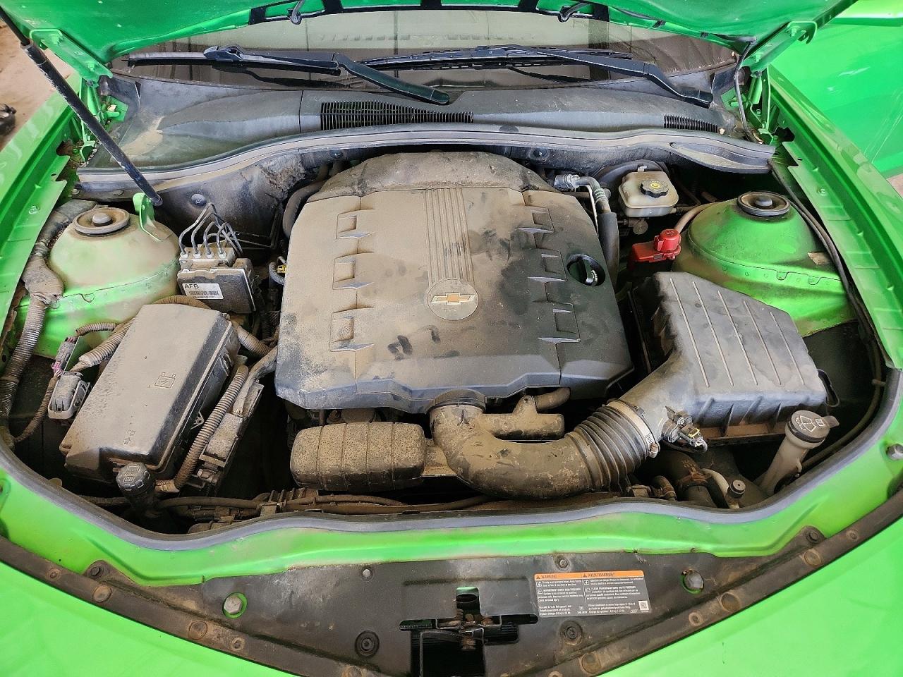 2010 Chevrolet Camaro Lt Green vin: 2G1FF1EV6A9224909