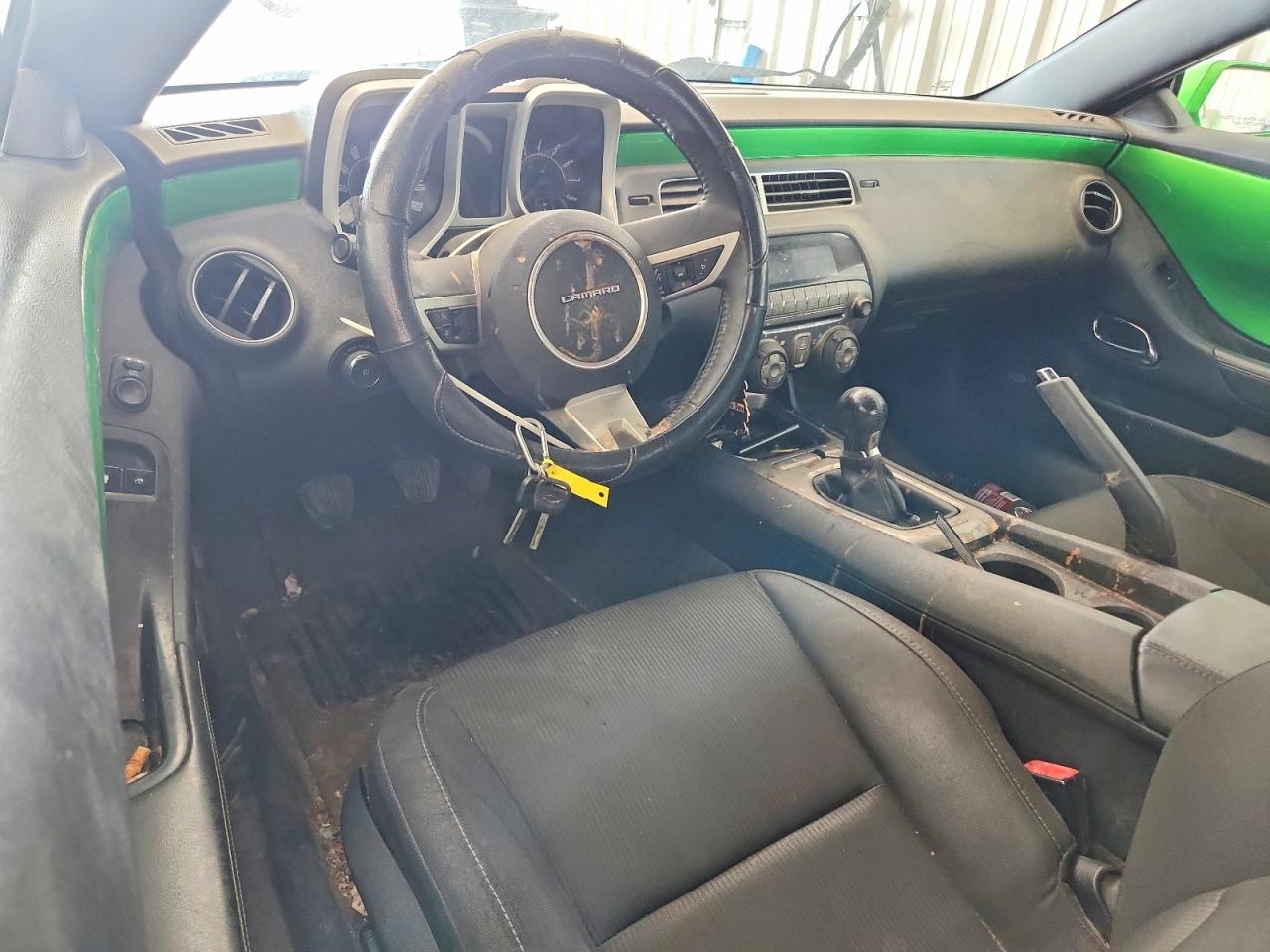 2010 Chevrolet Camaro Lt Green vin: 2G1FF1EV6A9224909