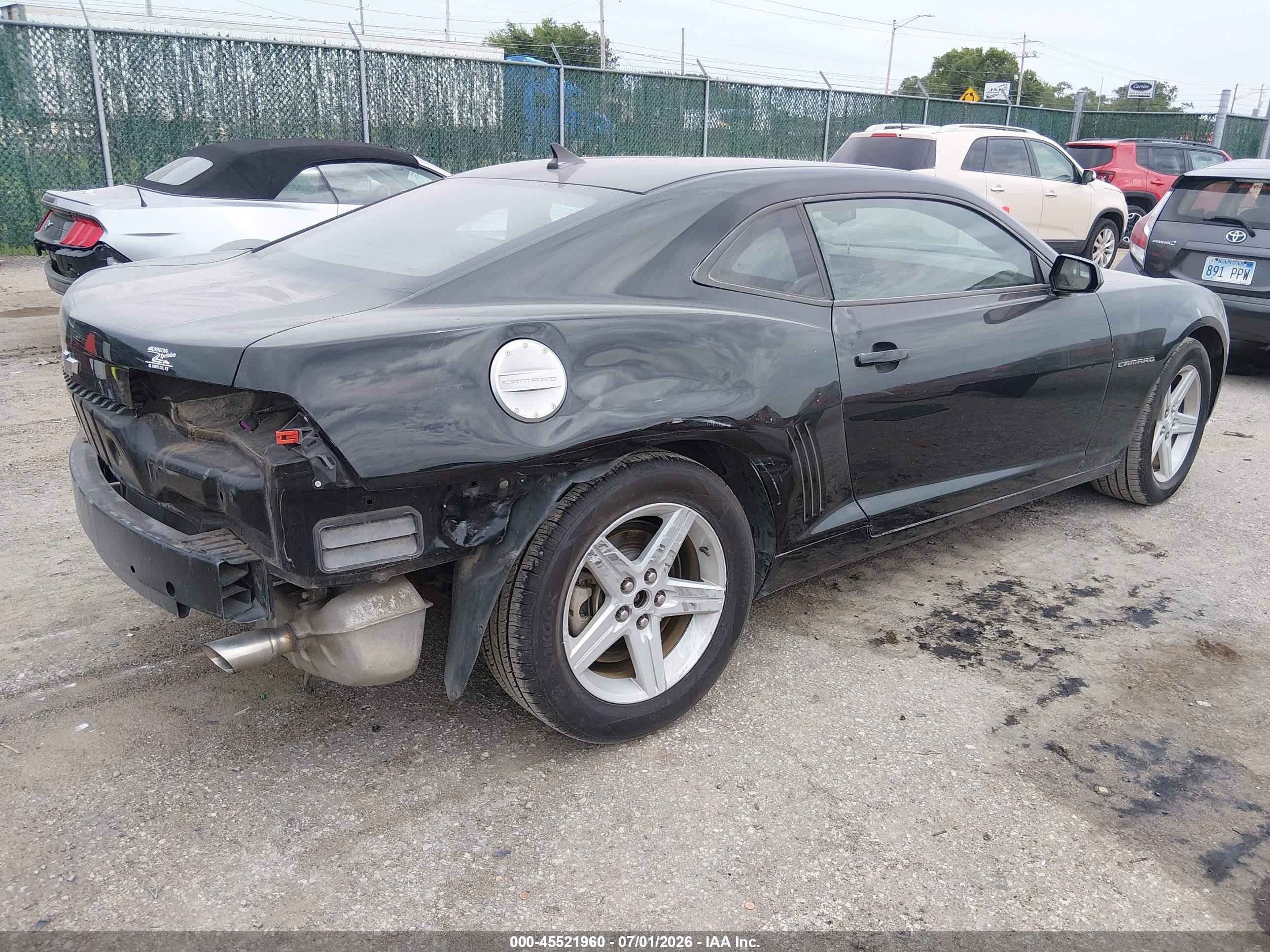 2010 Chevrolet Camaro 1lt Black vin: 2G1FF1EV9A9226508