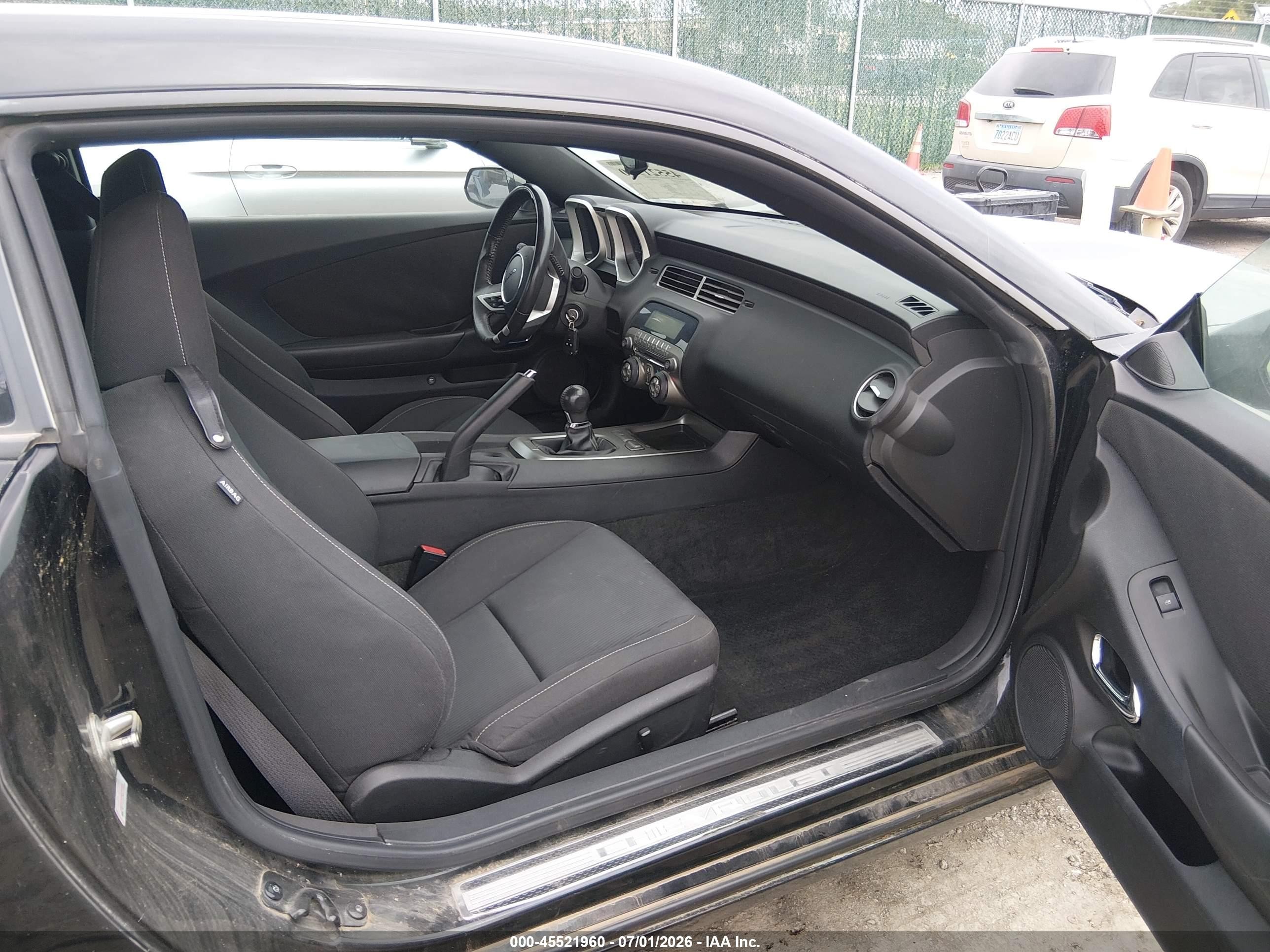 2010 Chevrolet Camaro 1lt Black vin: 2G1FF1EV9A9226508