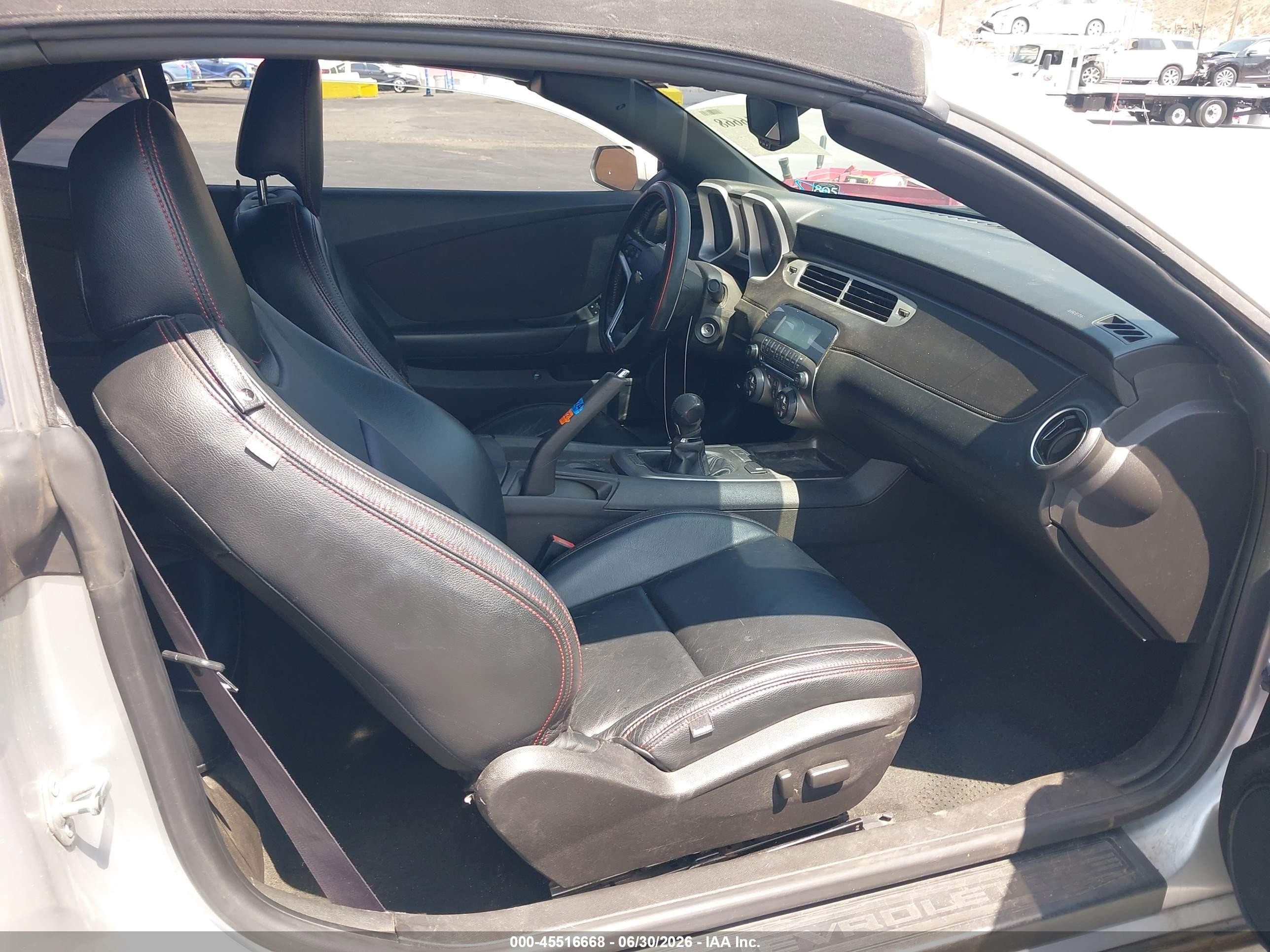2012 Chevrolet Camaro 1lt Silver vin: 2G1FF3D30C9129986