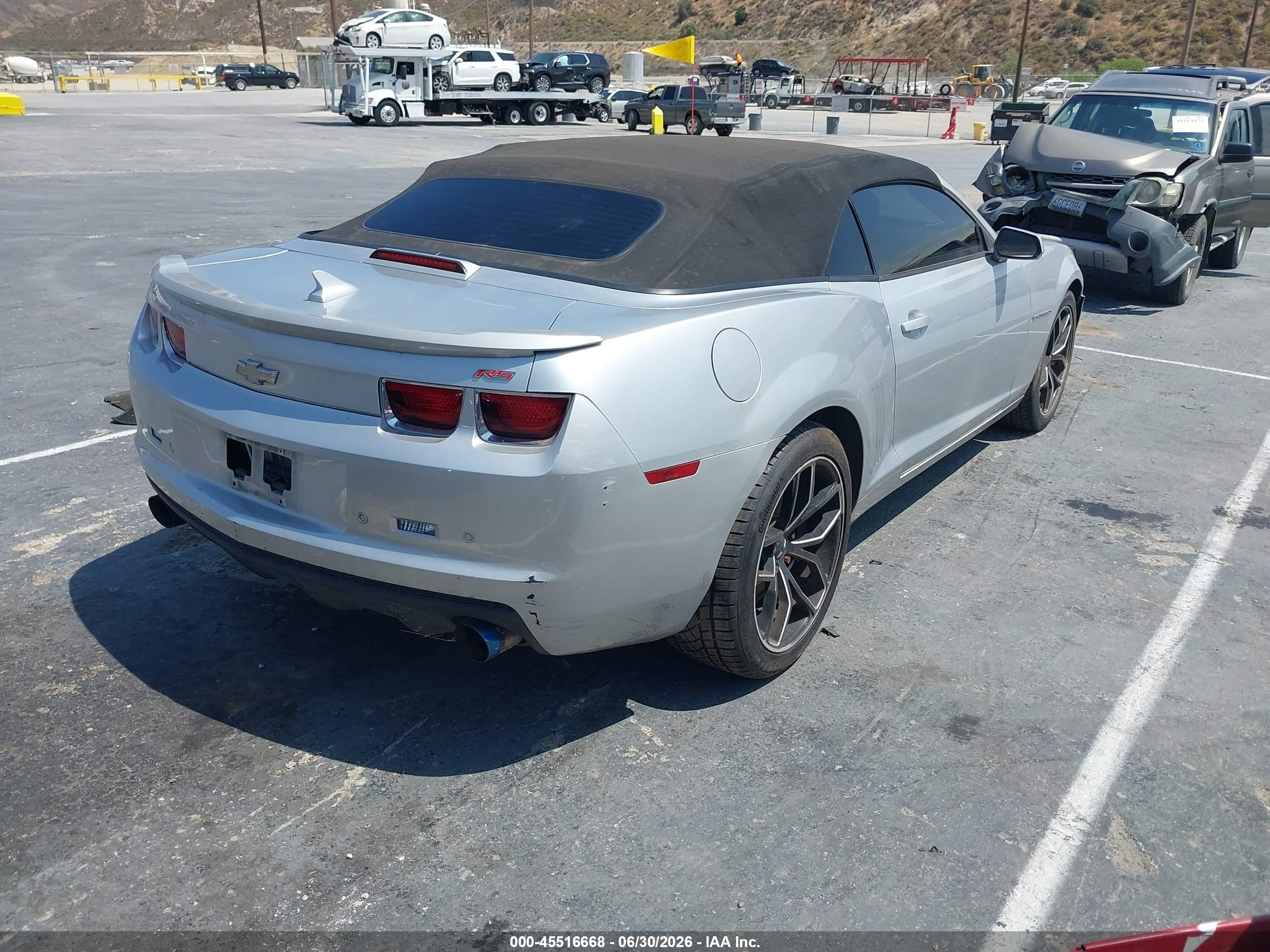 2012 Chevrolet Camaro 1lt Silver vin: 2G1FF3D30C9129986