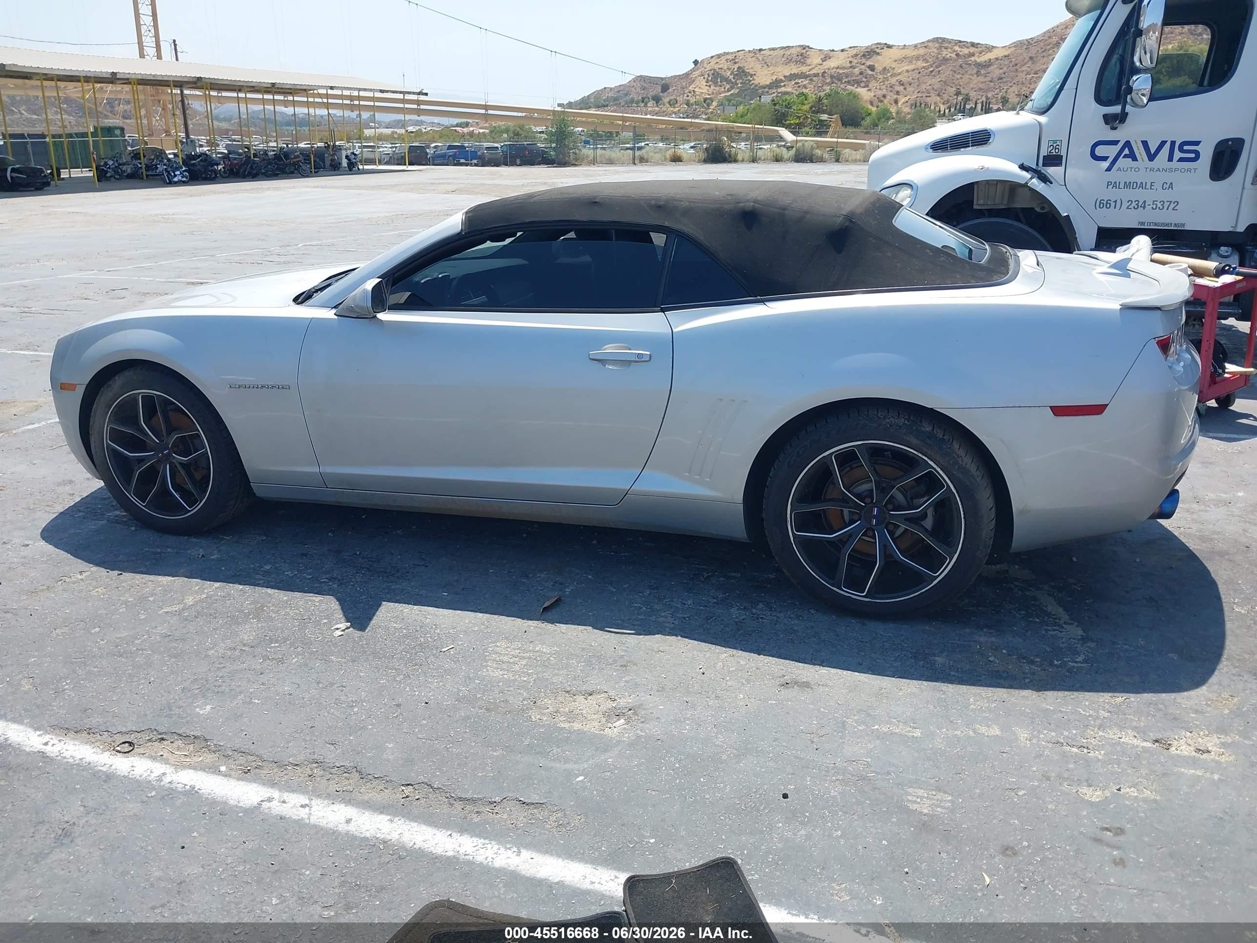 2012 Chevrolet Camaro 1lt Silver vin: 2G1FF3D30C9129986