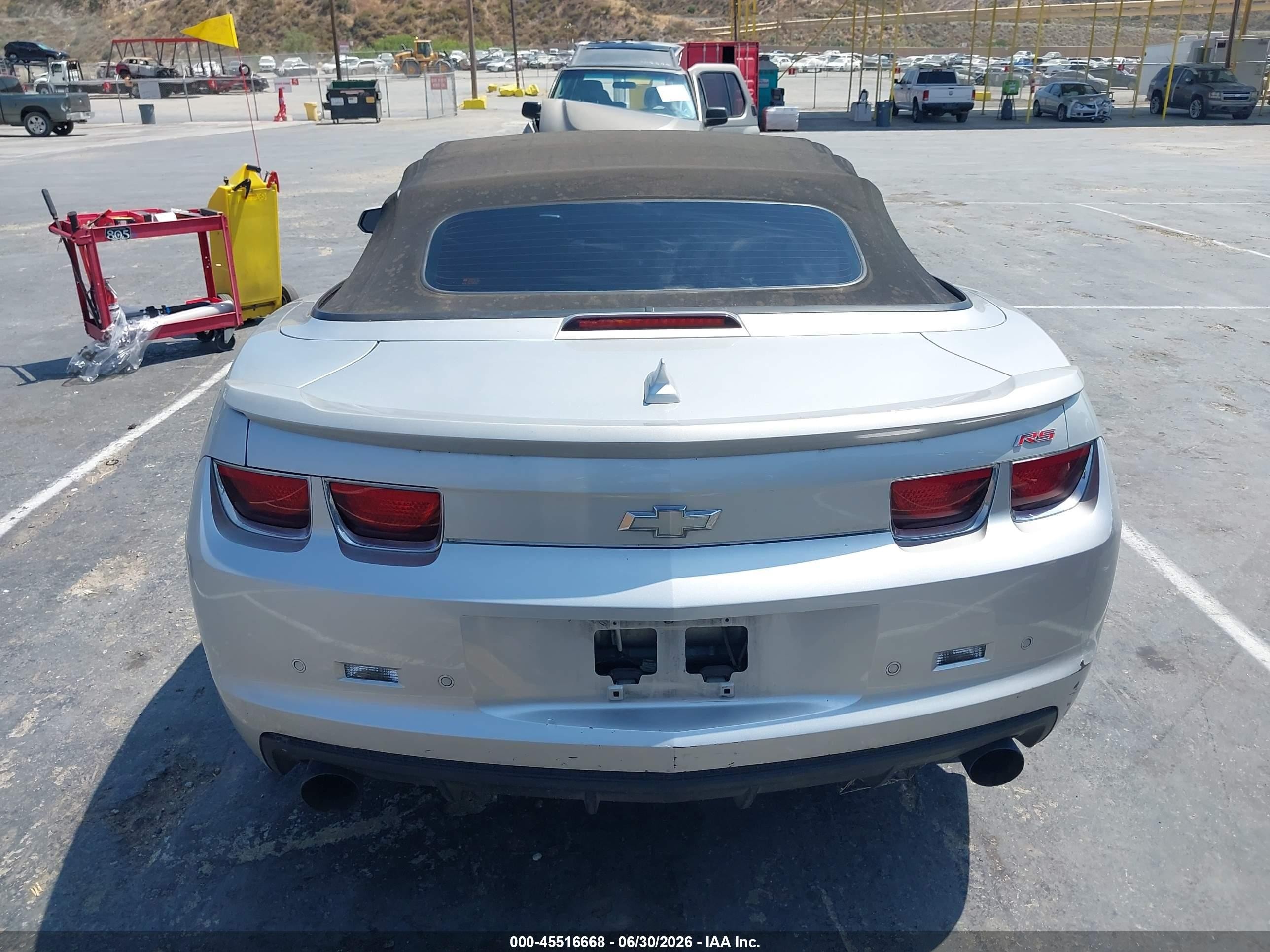 2012 Chevrolet Camaro 1lt Silver vin: 2G1FF3D30C9129986