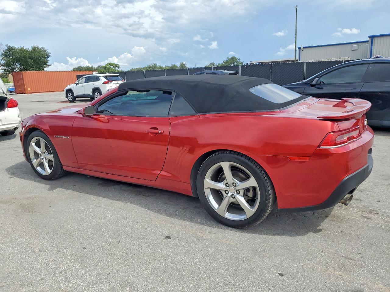 2015 Chevrolet Camaro Lt Red vin: 2G1FF3D30F9200981