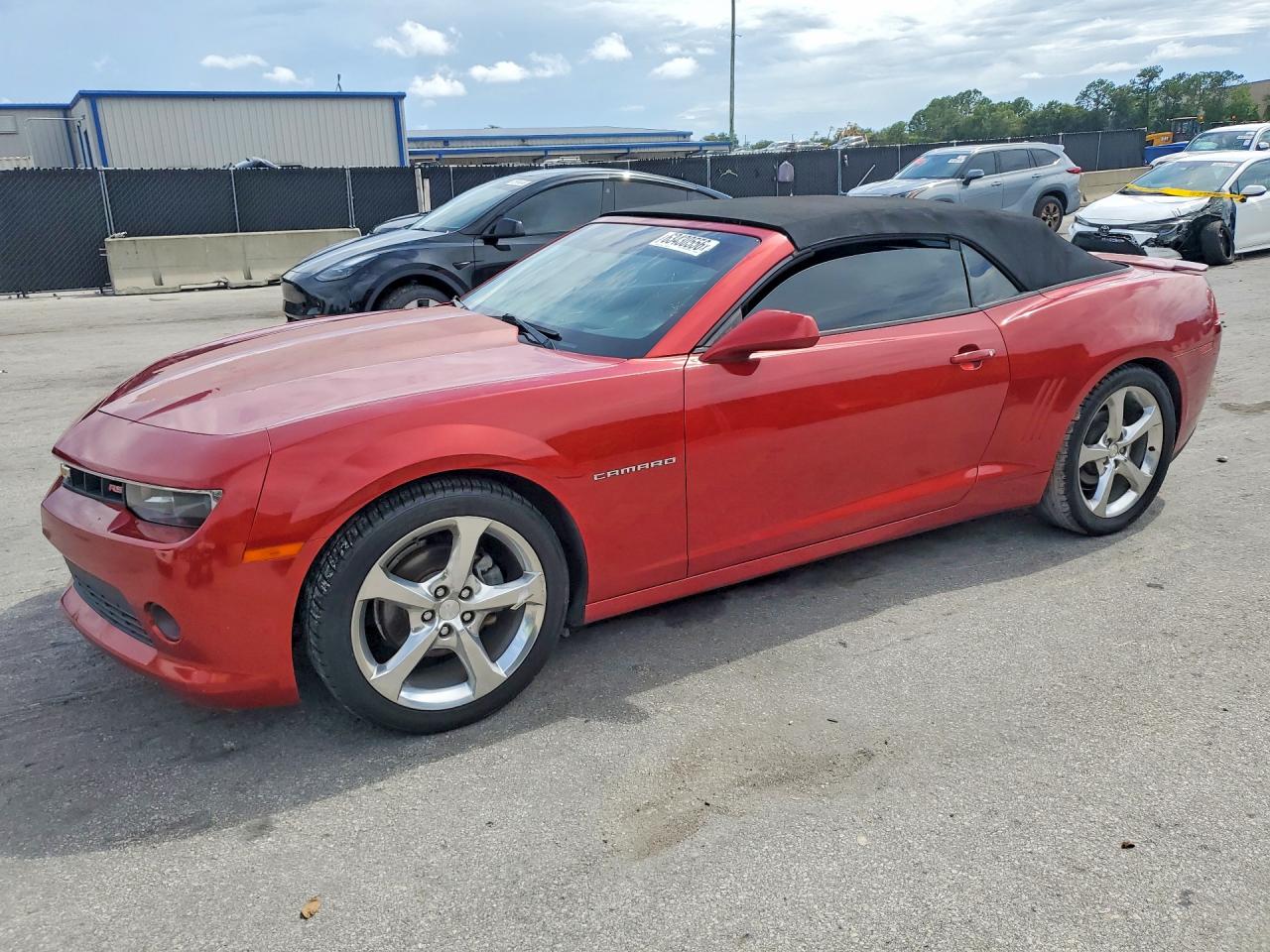 2015 Chevrolet Camaro Lt Red vin: 2G1FF3D30F9200981