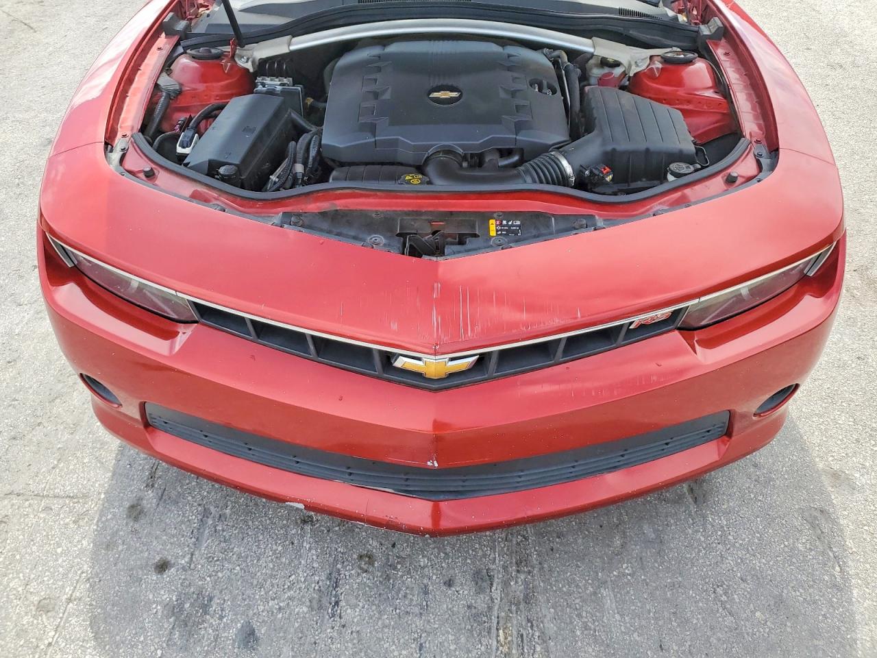 2015 Chevrolet Camaro Lt Red vin: 2G1FF3D30F9200981