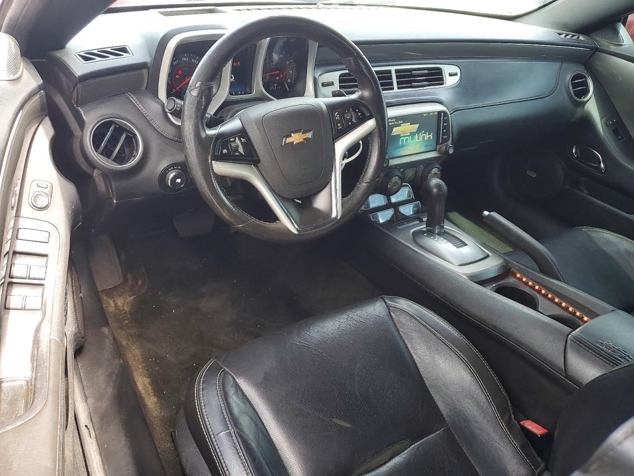 2015 Chevrolet Camaro Lt Red vin: 2G1FF3D30F9200981