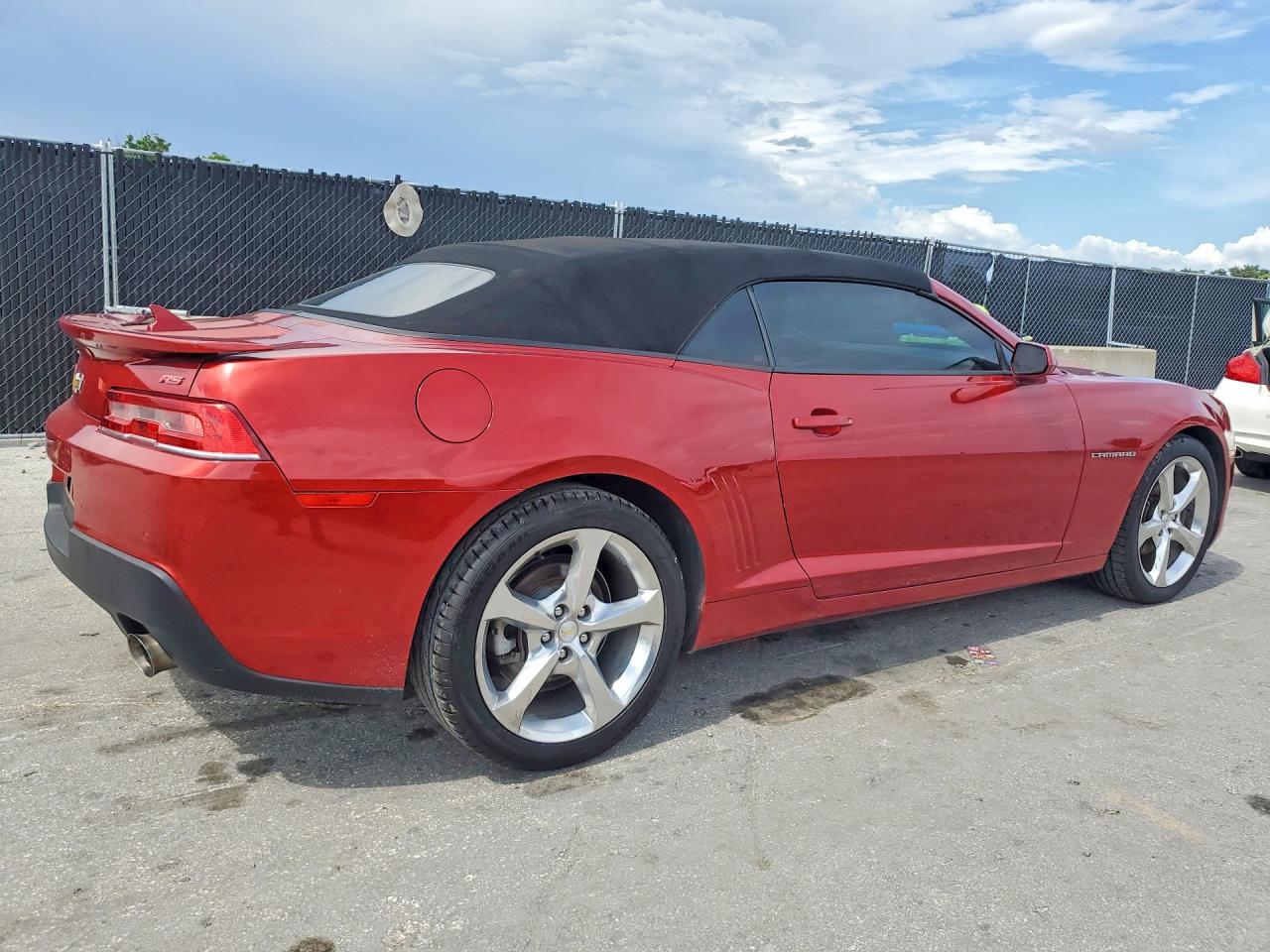 2015 Chevrolet Camaro Lt Red vin: 2G1FF3D30F9200981
