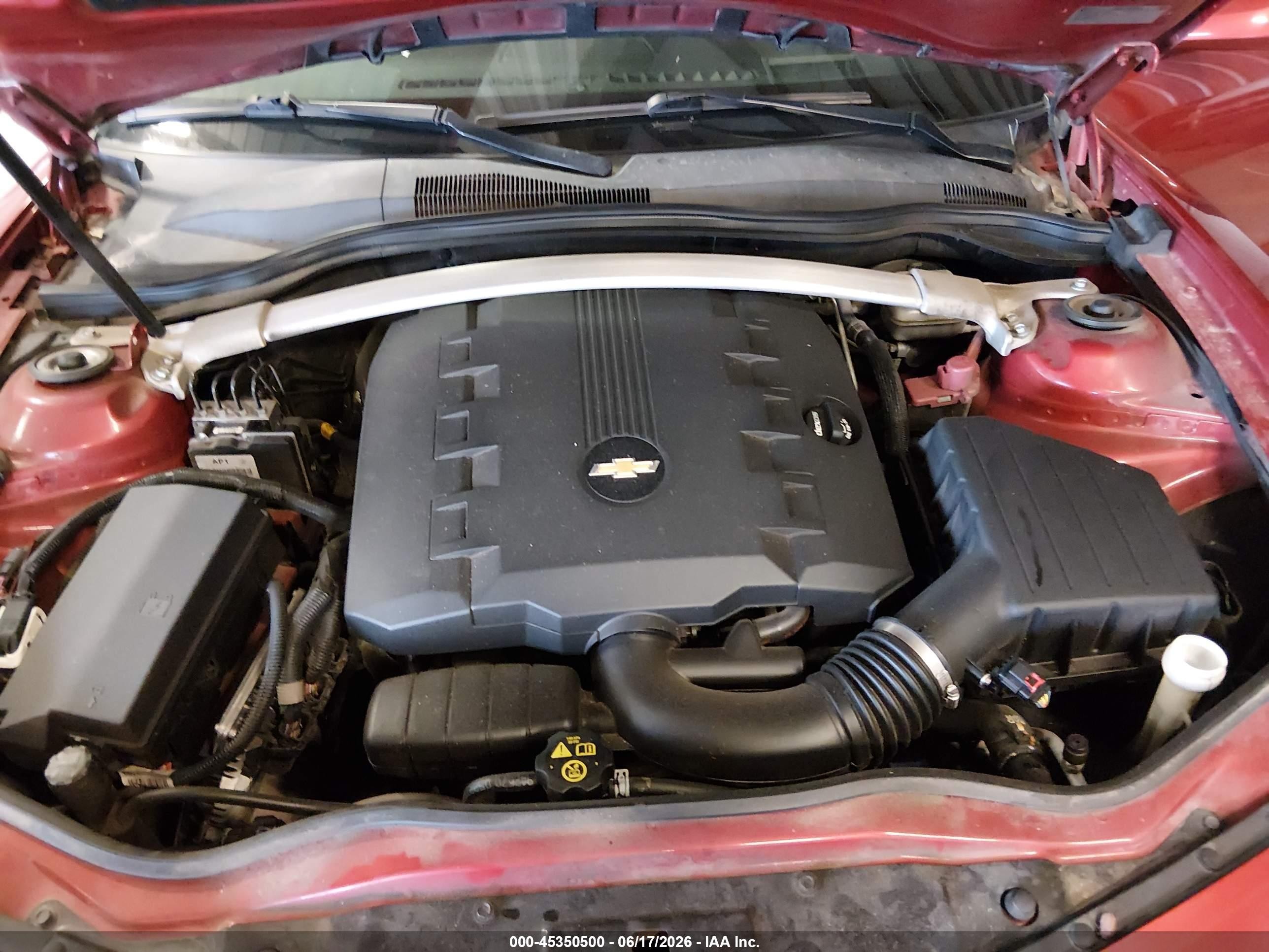 2015 Chevrolet Camaro 2lt Red vin: 2G1FF3D32F9284186