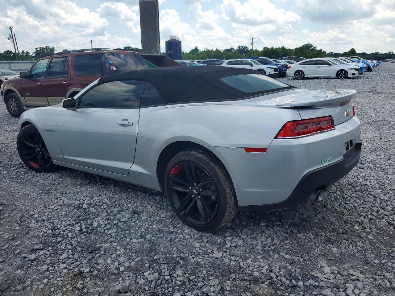2015 Chevrolet Camaro Lt Silver vin: 2G1FF3D33F9251729