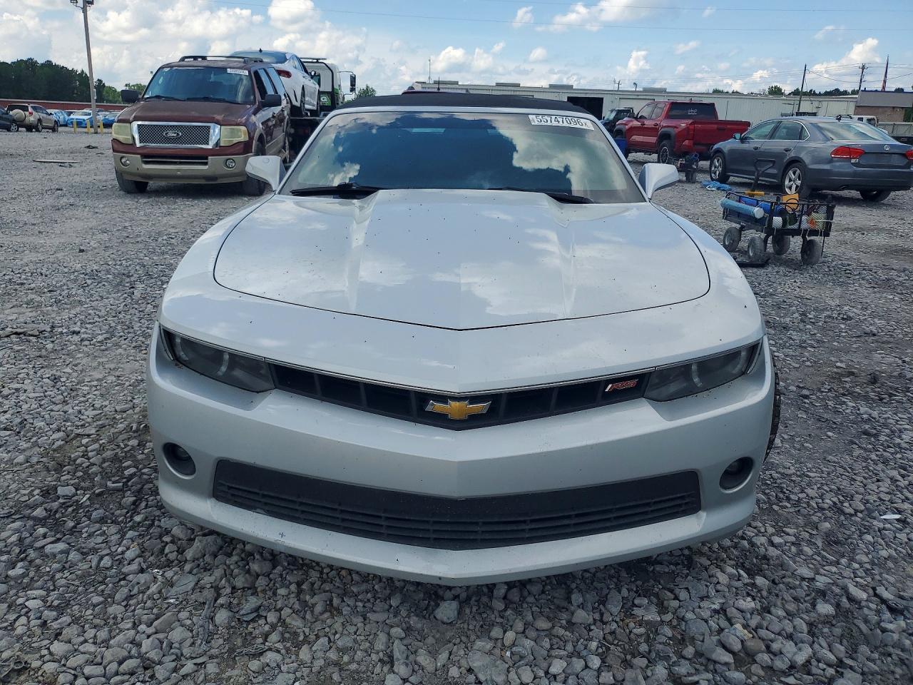 2015 Chevrolet Camaro Lt Silver vin: 2G1FF3D33F9251729
