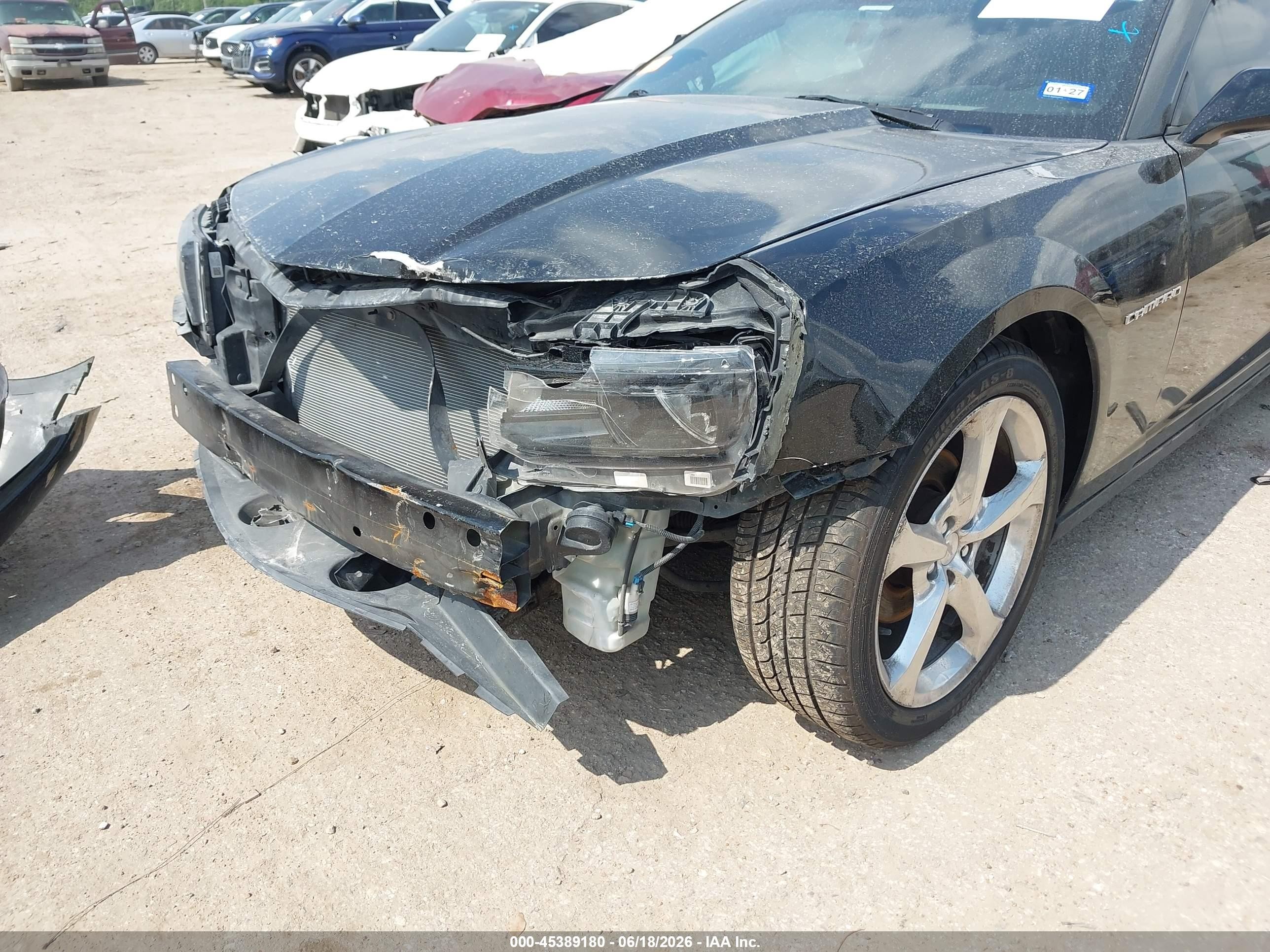 2015 Chevrolet Camaro 2lt Blue vin: 2G1FF3D34F9206282