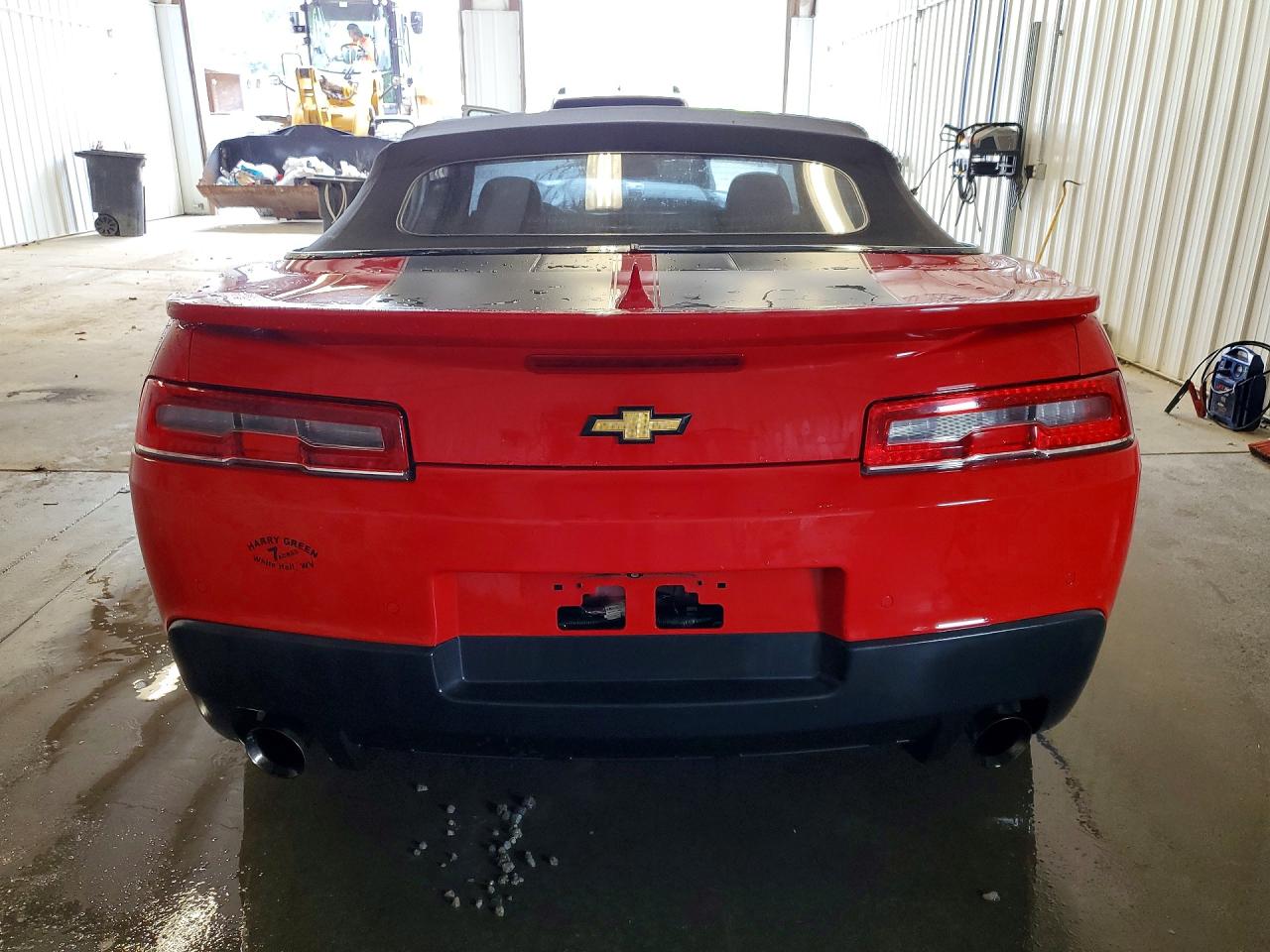 2015 Chevrolet Camaro Lt Red vin: 2G1FF3D35F9259024