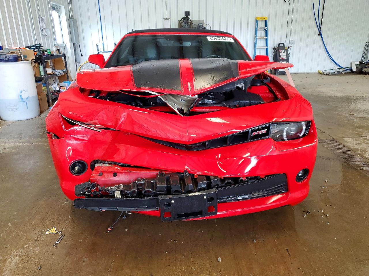 2015 Chevrolet Camaro Lt Red vin: 2G1FF3D35F9259024
