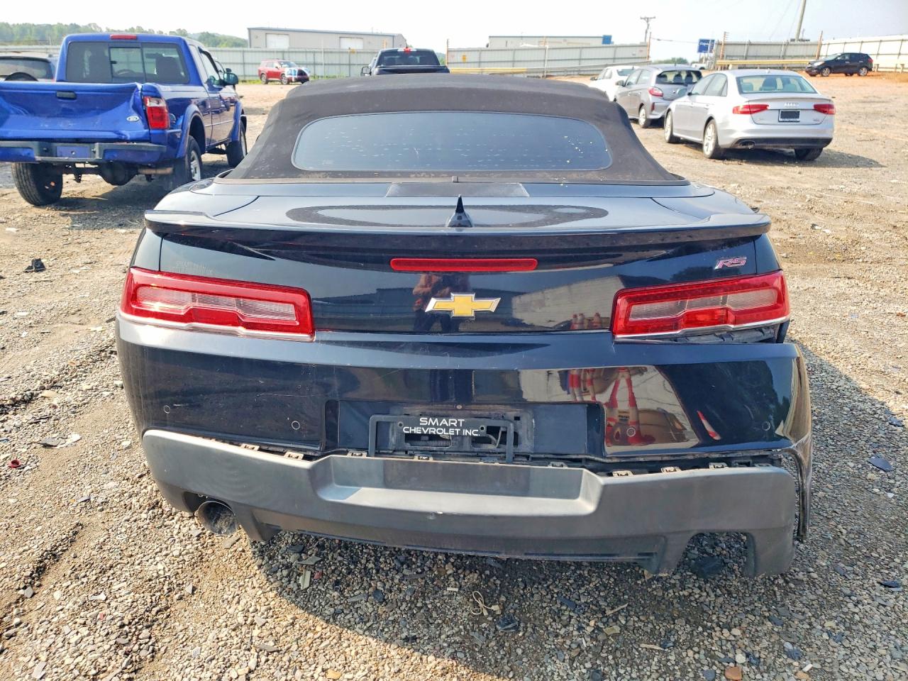 2015 Chevrolet Camaro Rs Black vin: 2G1FF3D37F9184276