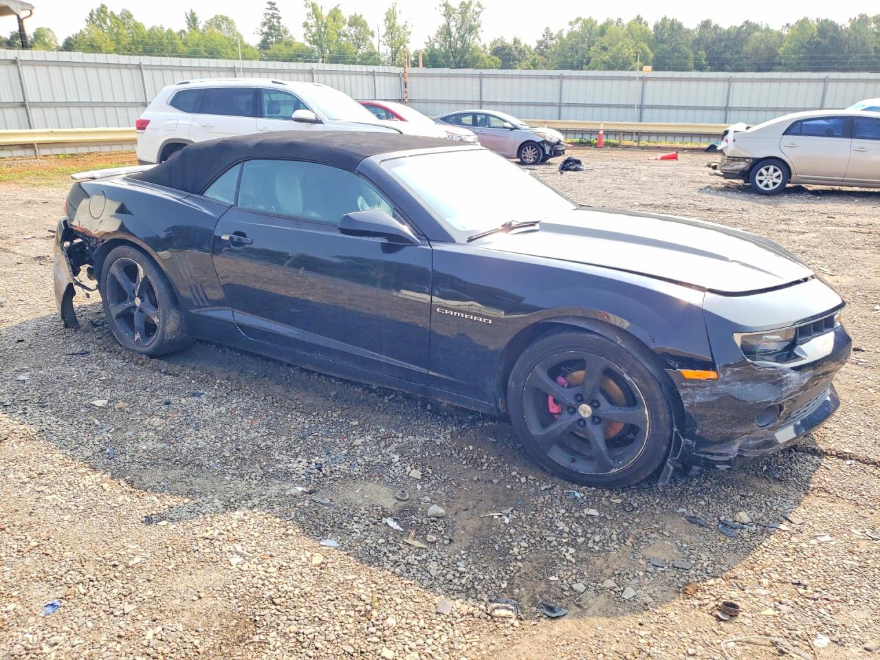 2015 Chevrolet Camaro Rs Black vin: 2G1FF3D37F9184276