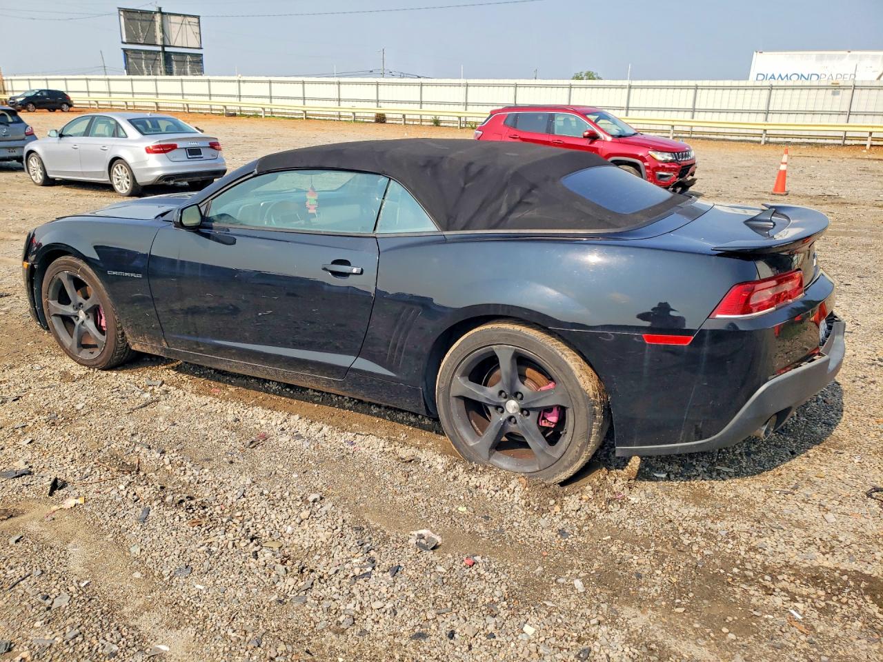 2015 Chevrolet Camaro Rs Black vin: 2G1FF3D37F9184276