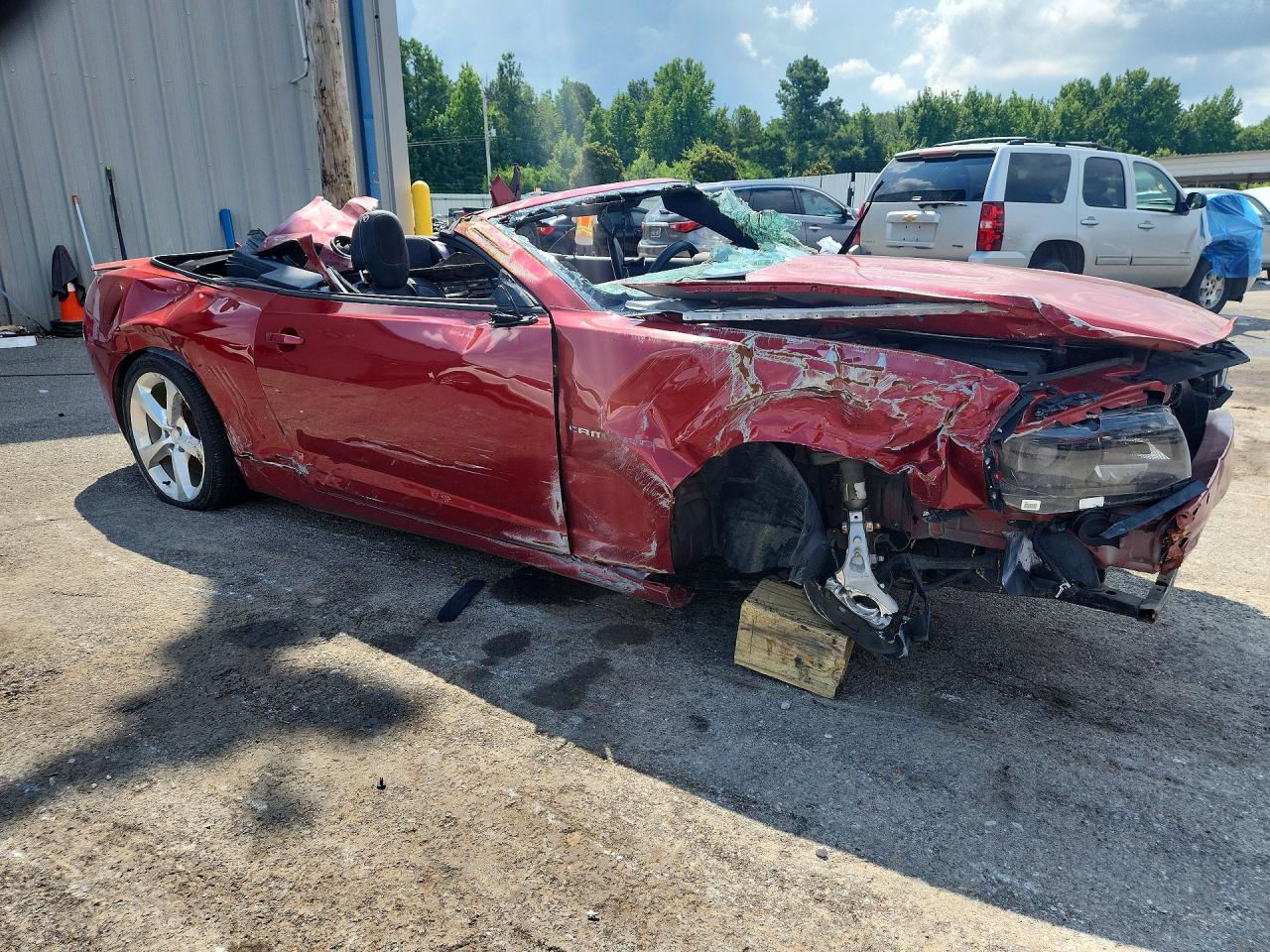 2015 Chevrolet Camaro Lt Красный vin: 2G1FF3D37F9208544