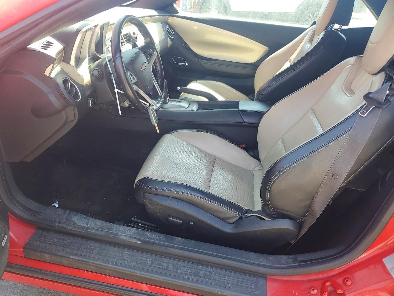 2015 Chevrolet Camaro Lt Red vin: 2G1FF3D37F9214389