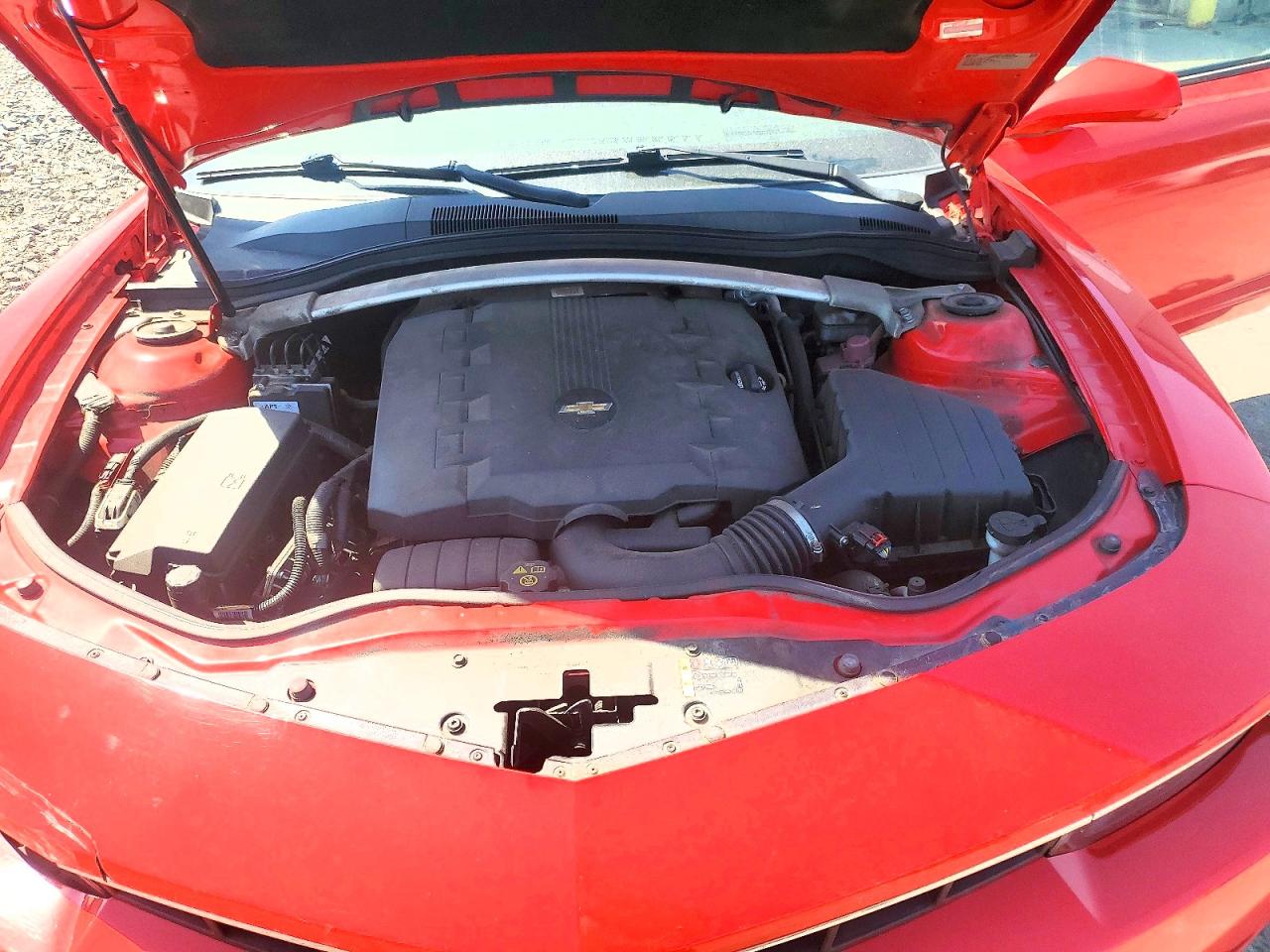 2015 Chevrolet Camaro Lt Red vin: 2G1FF3D37F9214389