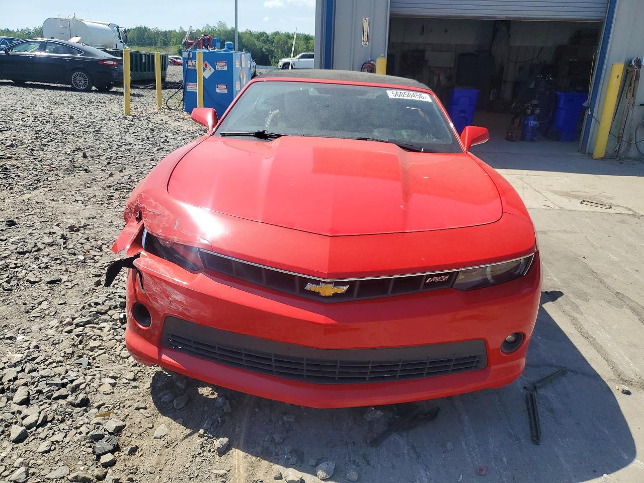 2015 Chevrolet Camaro Lt Red vin: 2G1FF3D37F9214389