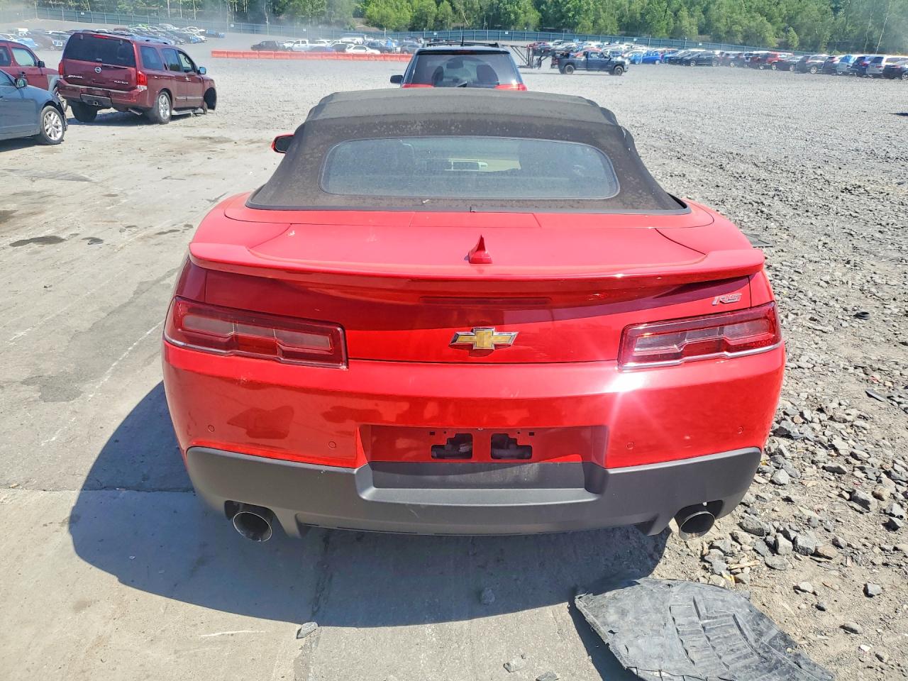 2015 Chevrolet Camaro Lt Red vin: 2G1FF3D37F9214389