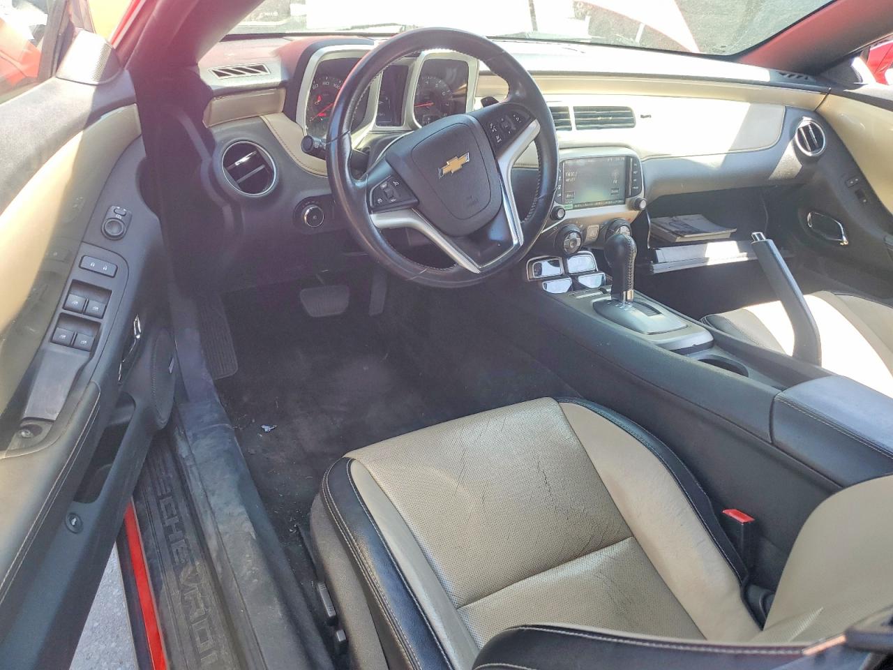 2015 Chevrolet Camaro Lt Red vin: 2G1FF3D37F9214389