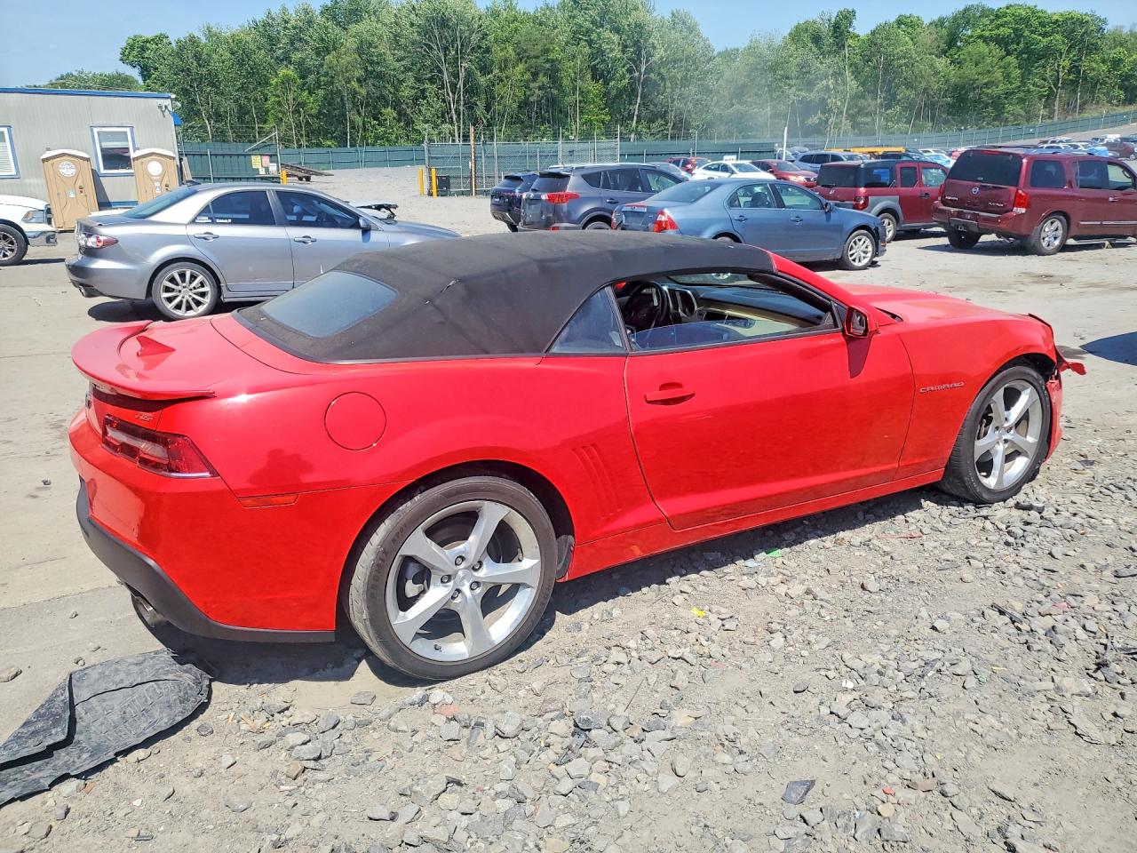 2015 Chevrolet Camaro Lt Red vin: 2G1FF3D37F9214389