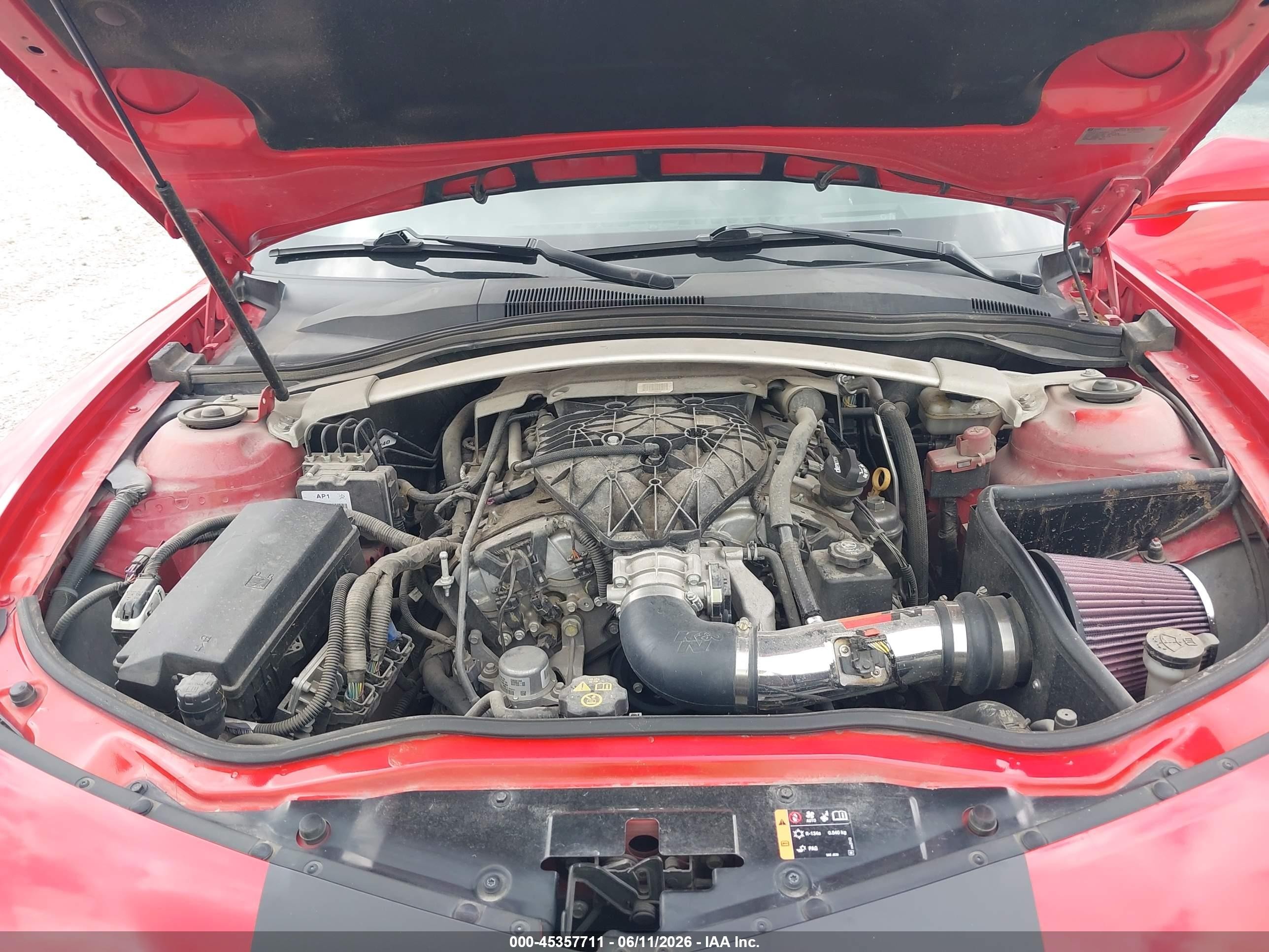 2015 Chevrolet Camaro 2lt Red vin: 2G1FF3D39F9298747