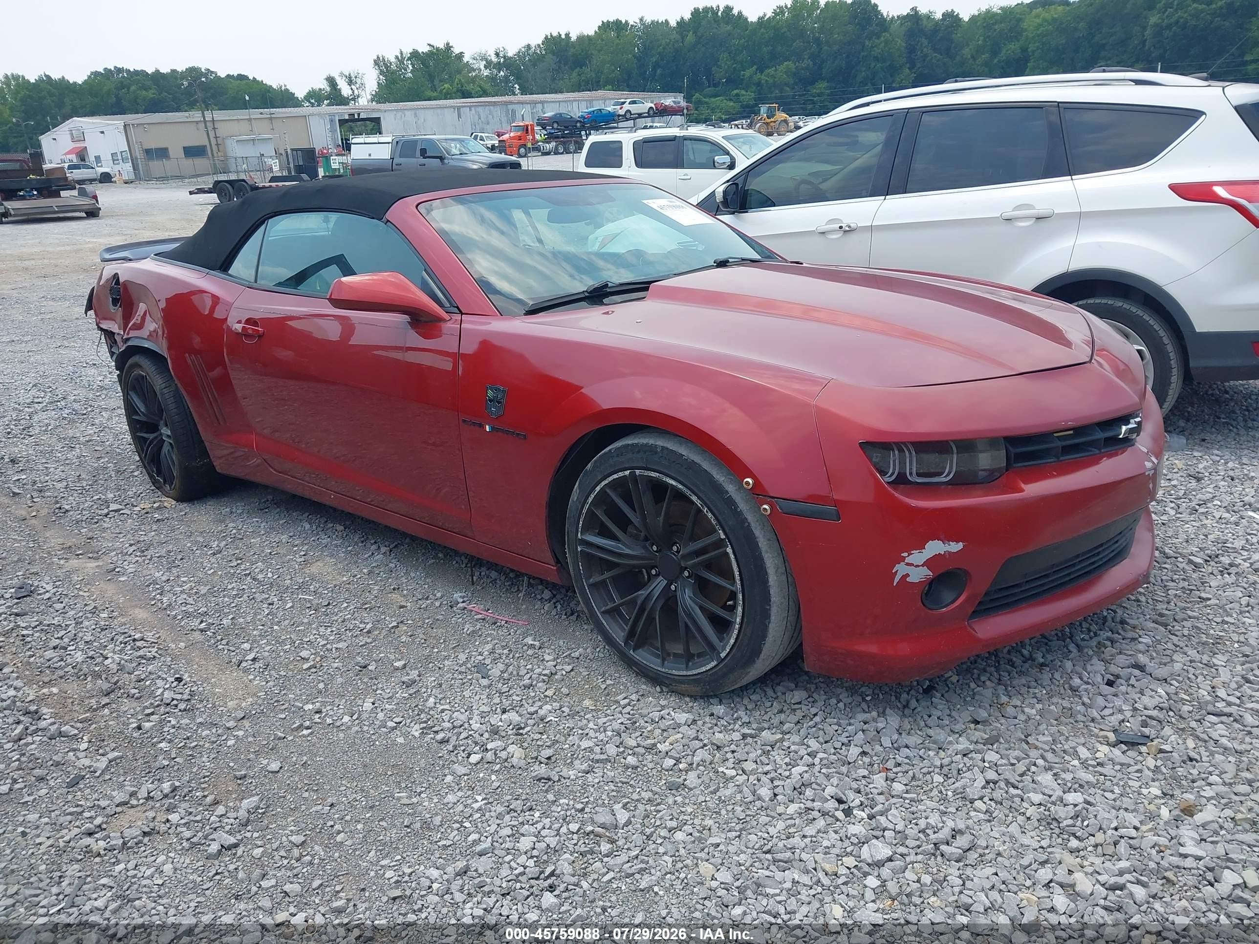 2015 Chevrolet Camaro 2lt Orange vin: 2G1FF3D3XF9282914