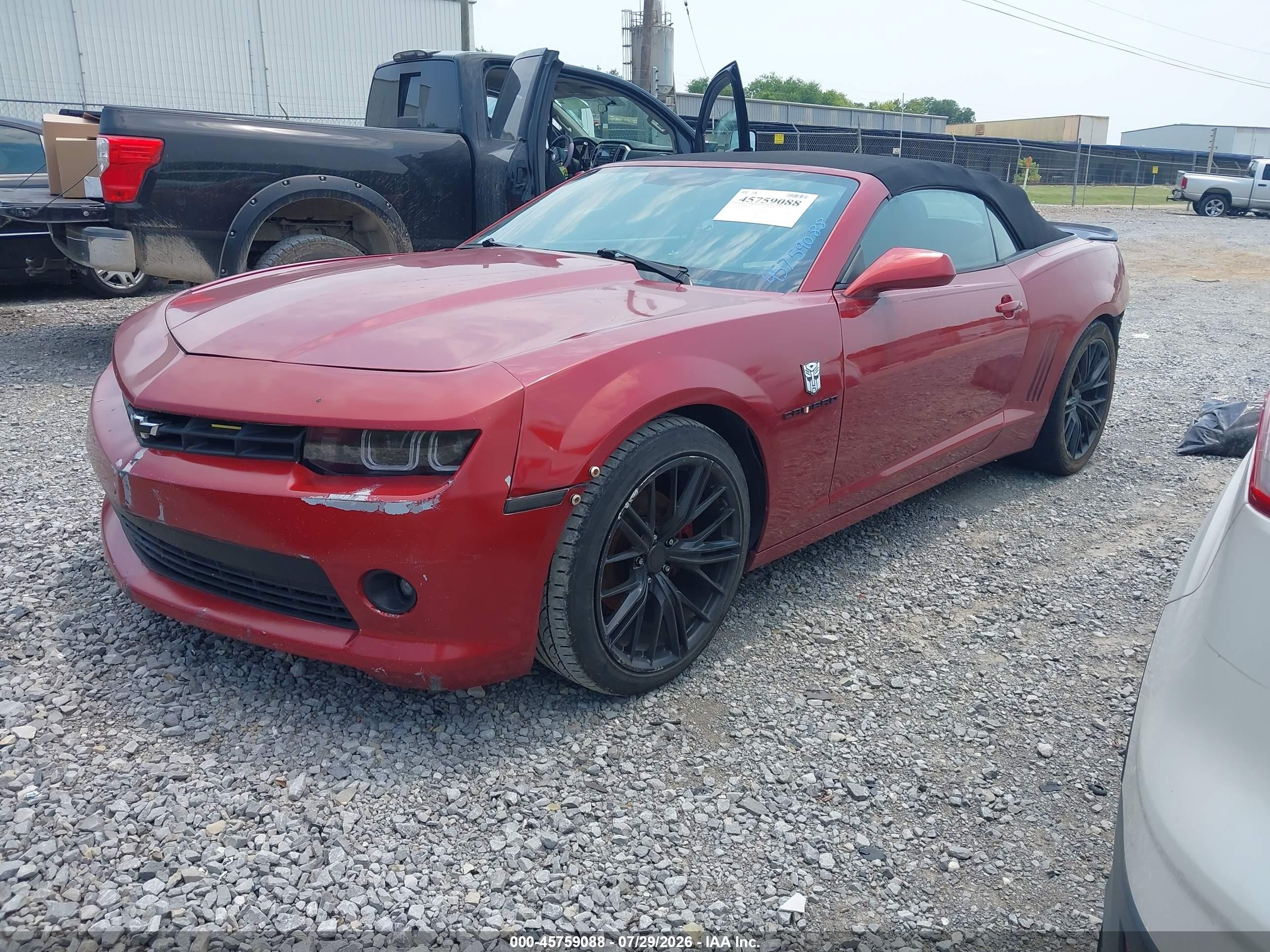 2015 Chevrolet Camaro 2lt Orange vin: 2G1FF3D3XF9282914