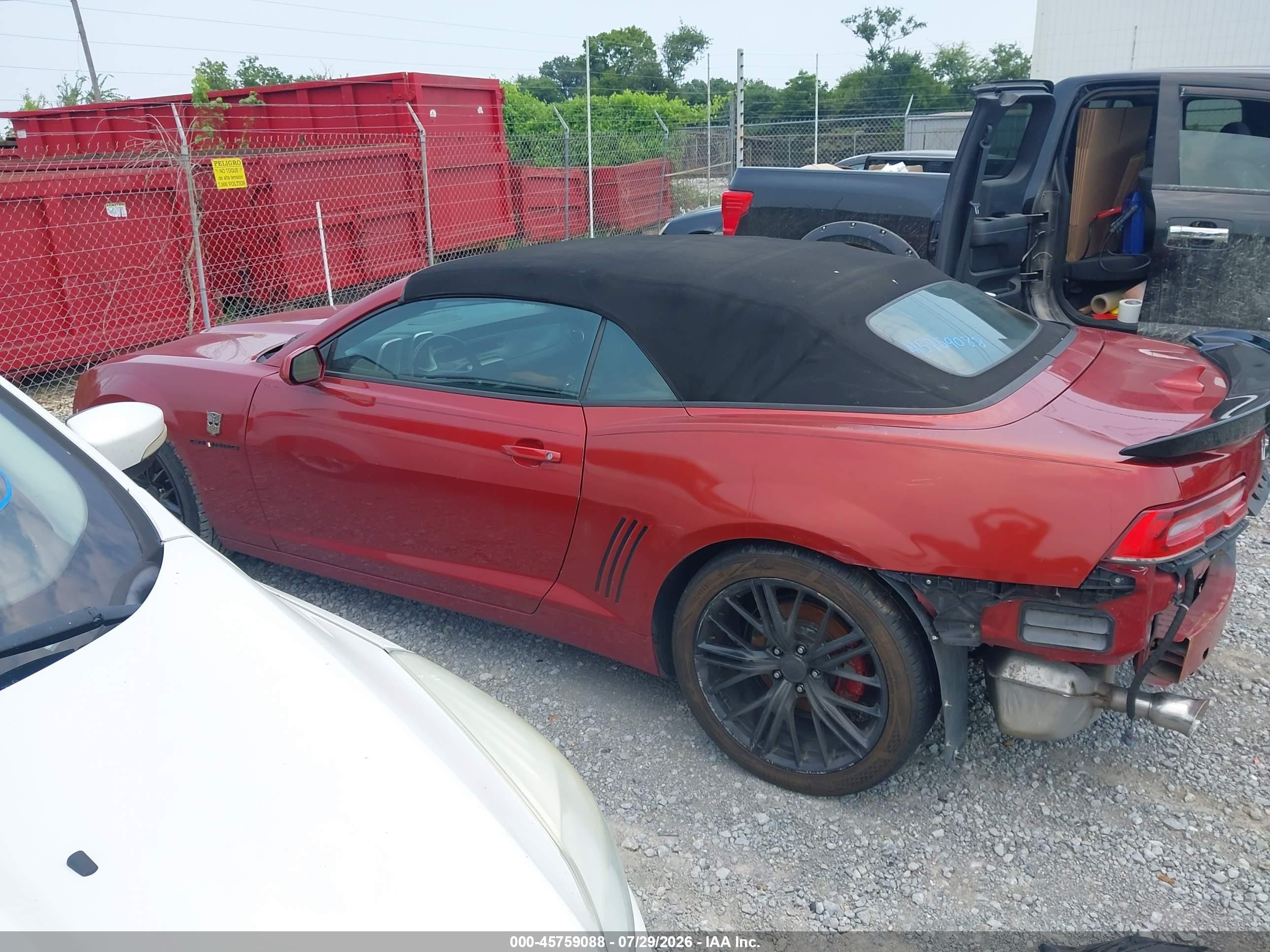 2015 Chevrolet Camaro 2lt Orange vin: 2G1FF3D3XF9282914