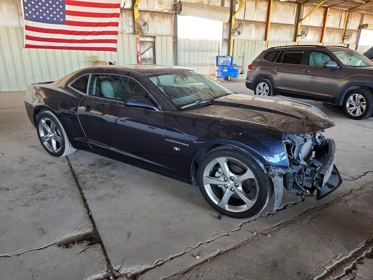 2013 Chevrolet Camaro Lt Синий vin: 2G1FG1E30D9194872