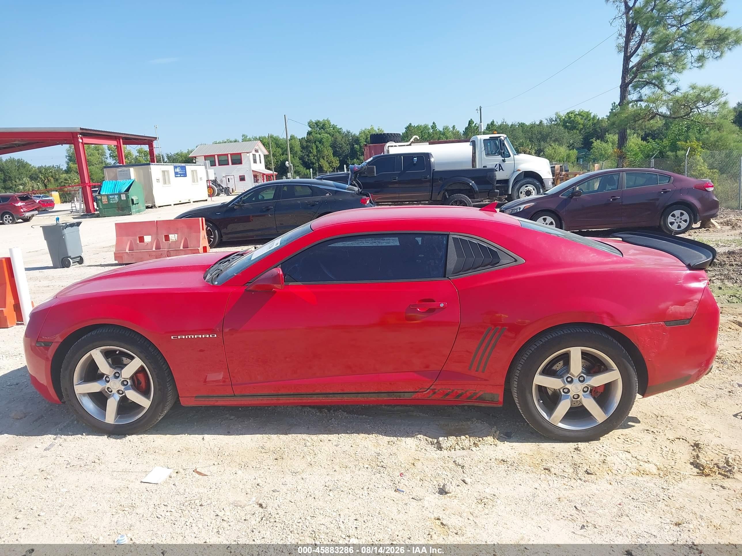 2012 Chevrolet Camaro 2lt Red vin: 2G1FG1E35C9151966