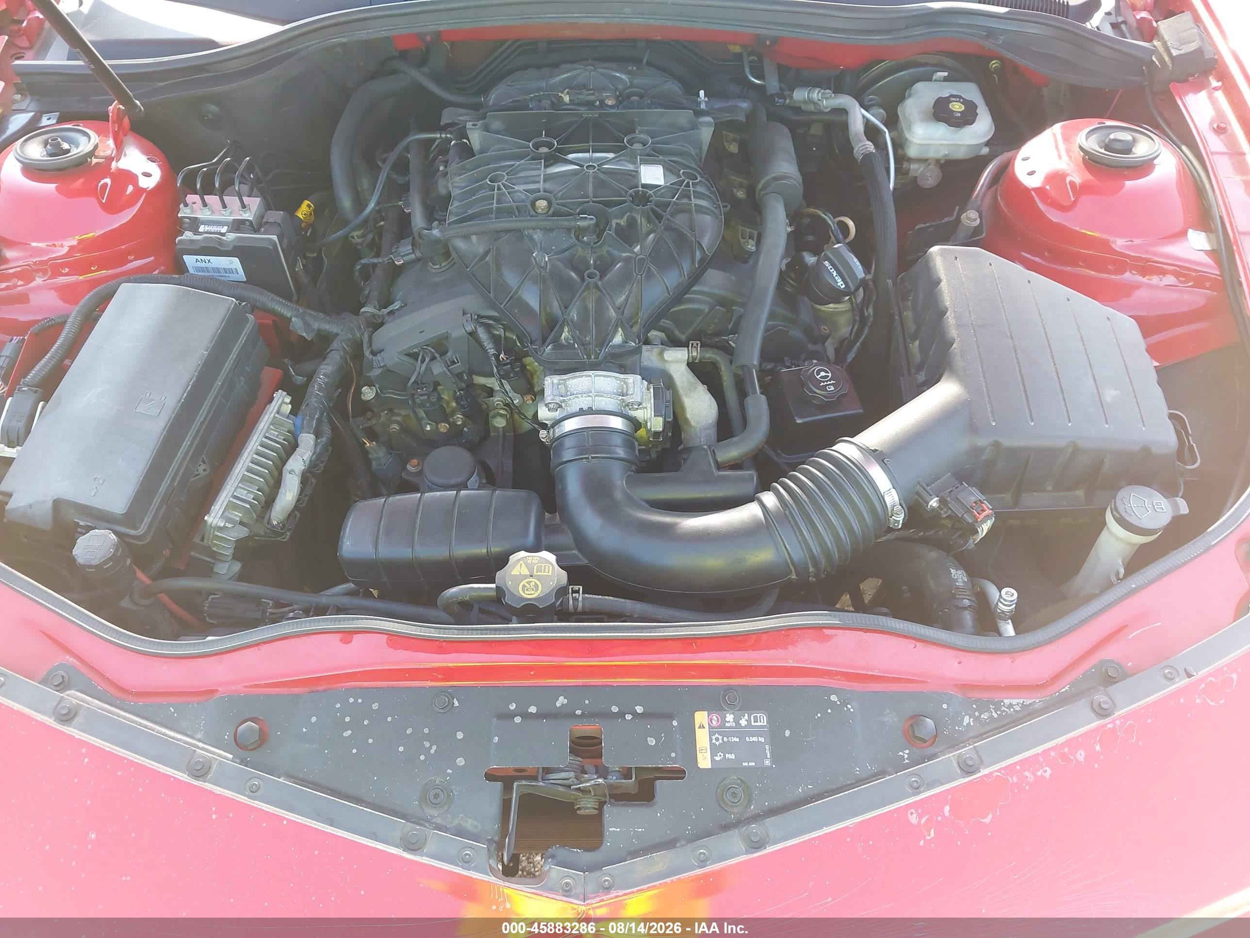 2012 Chevrolet Camaro 2lt Red vin: 2G1FG1E35C9151966